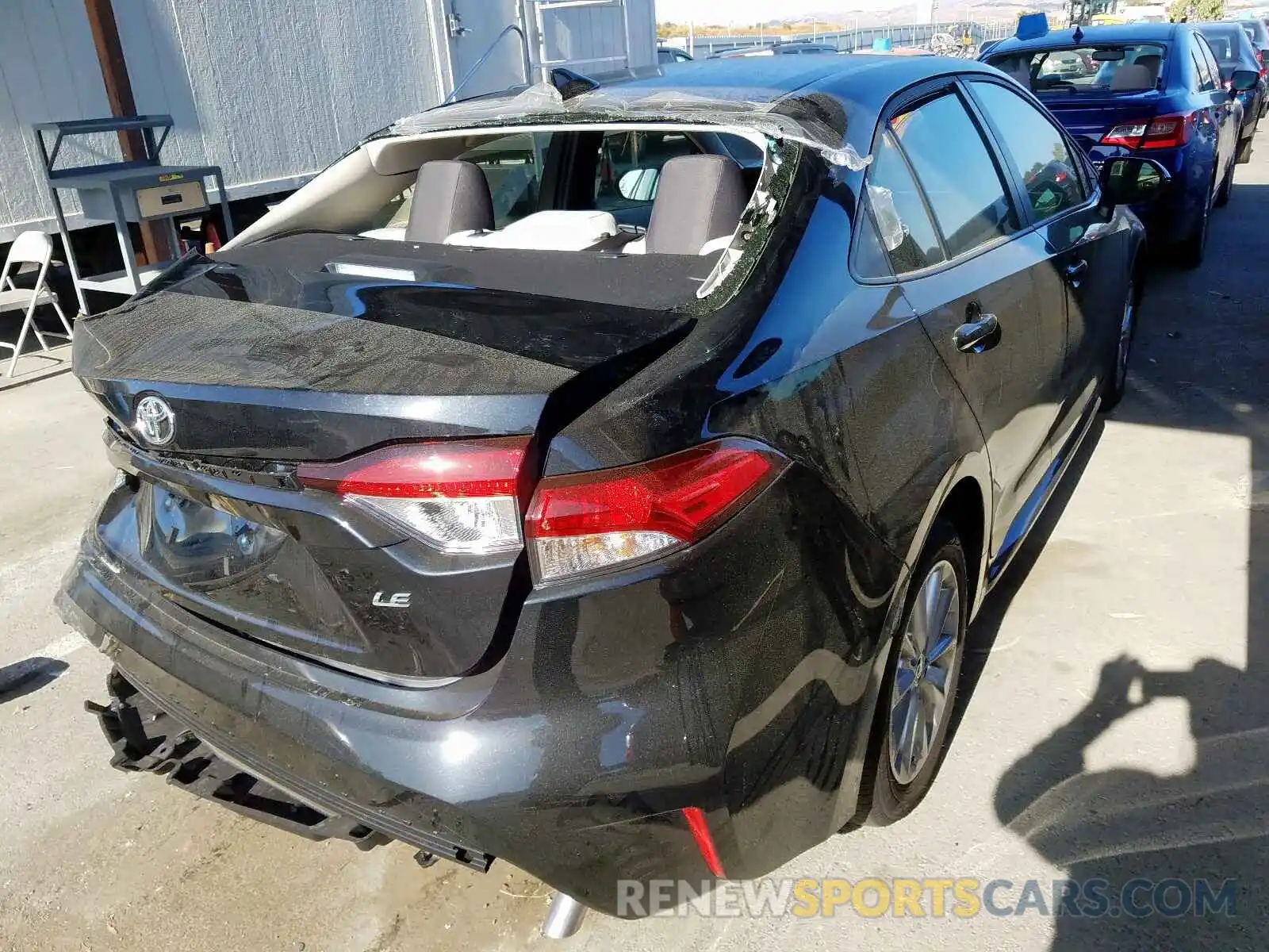 4 Photograph of a damaged car JTDVPRAE0LJ073786 TOYOTA COROLLA 2020