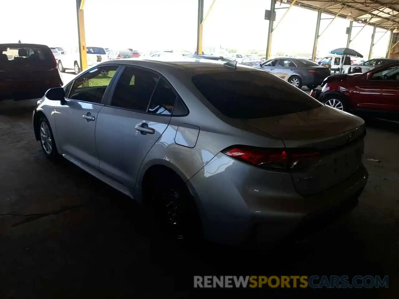 3 Photograph of a damaged car JTDVPRAE0LJ100260 TOYOTA COROLLA 2020