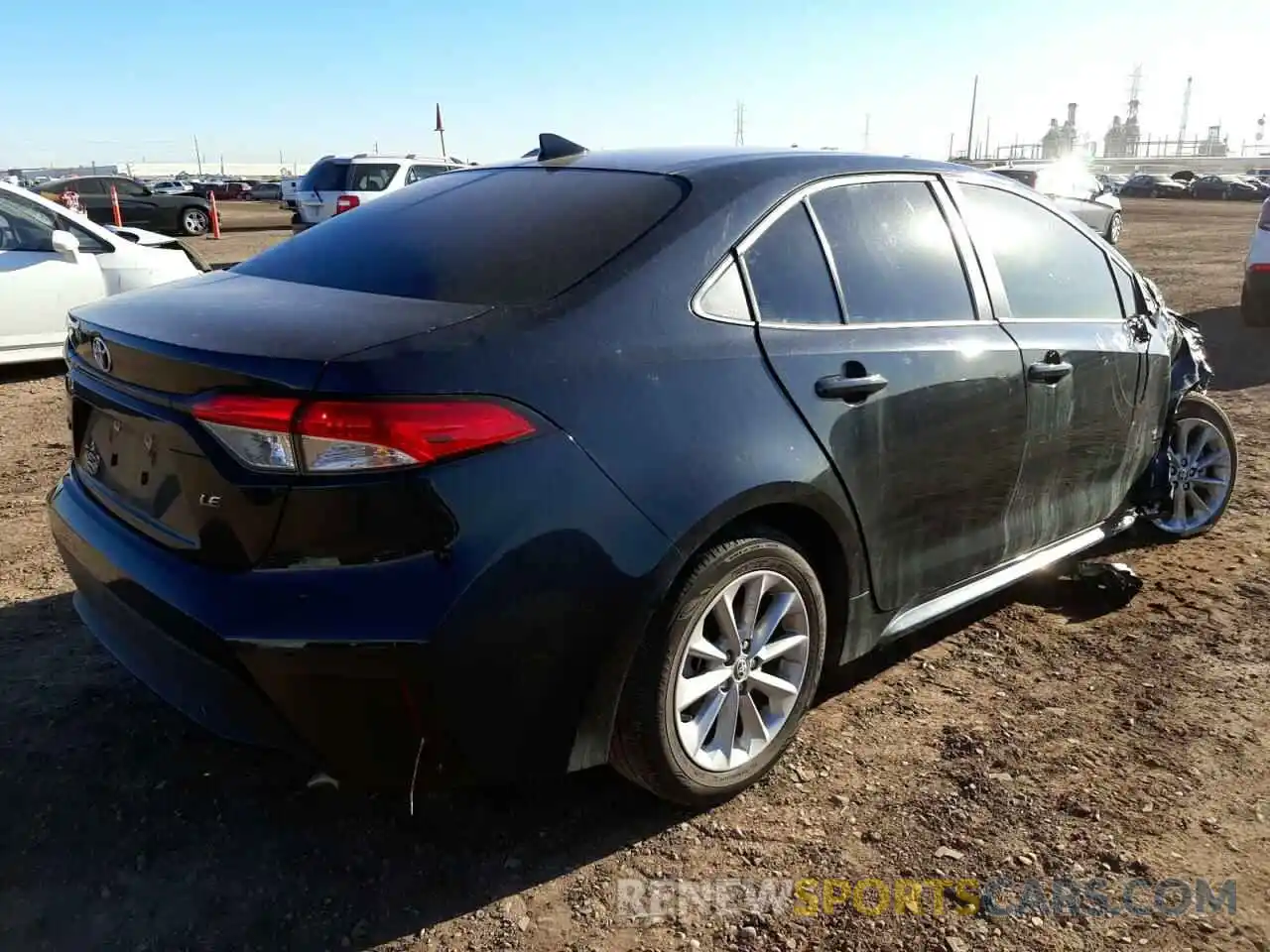 4 Photograph of a damaged car JTDVPRAE0LJ102154 TOYOTA COROLLA 2020