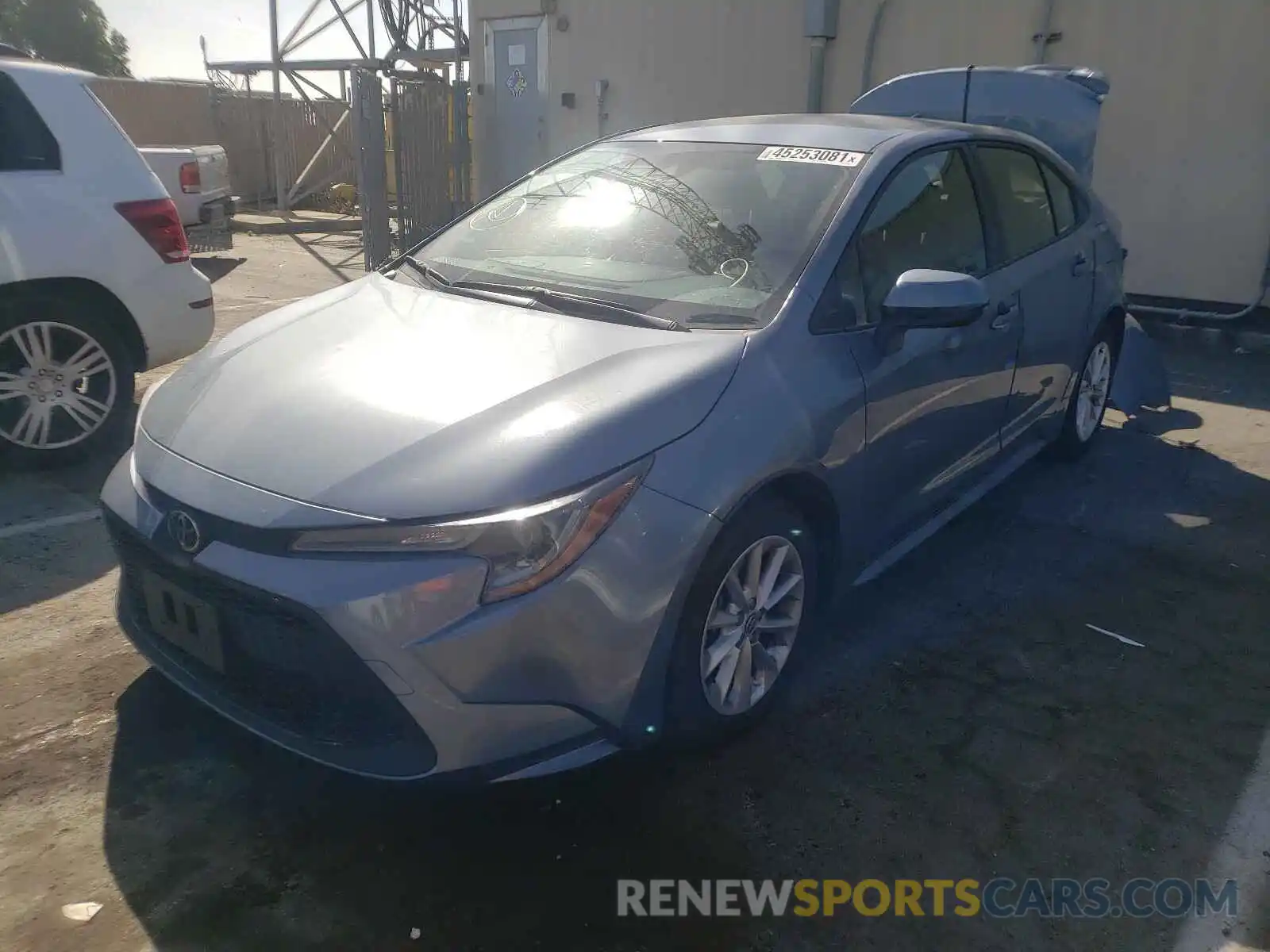 2 Photograph of a damaged car JTDVPRAE0LJ106365 TOYOTA COROLLA 2020