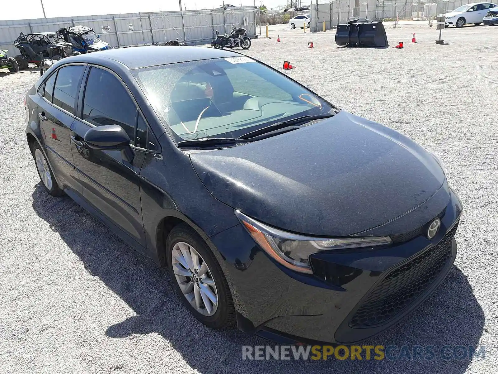 1 Photograph of a damaged car JTDVPRAE0LJ113882 TOYOTA COROLLA 2020