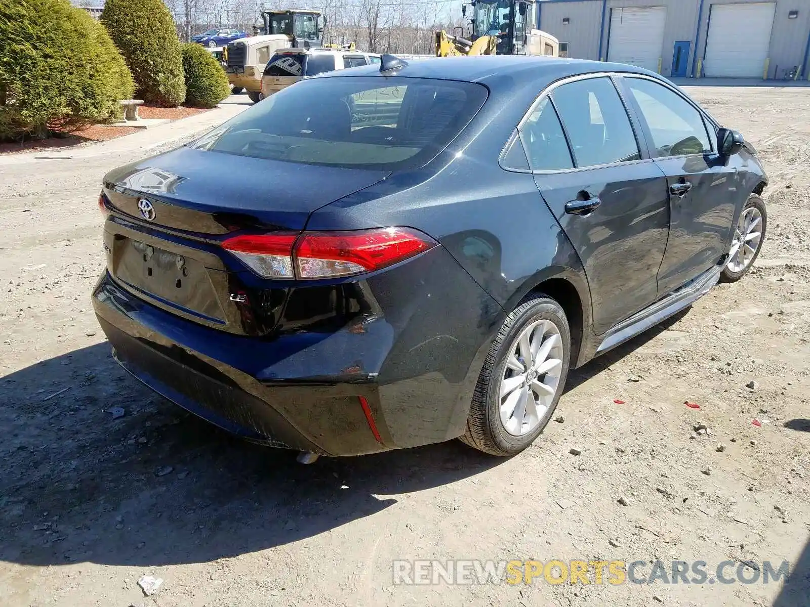 4 Photograph of a damaged car JTDVPRAE1LJ075174 TOYOTA COROLLA 2020