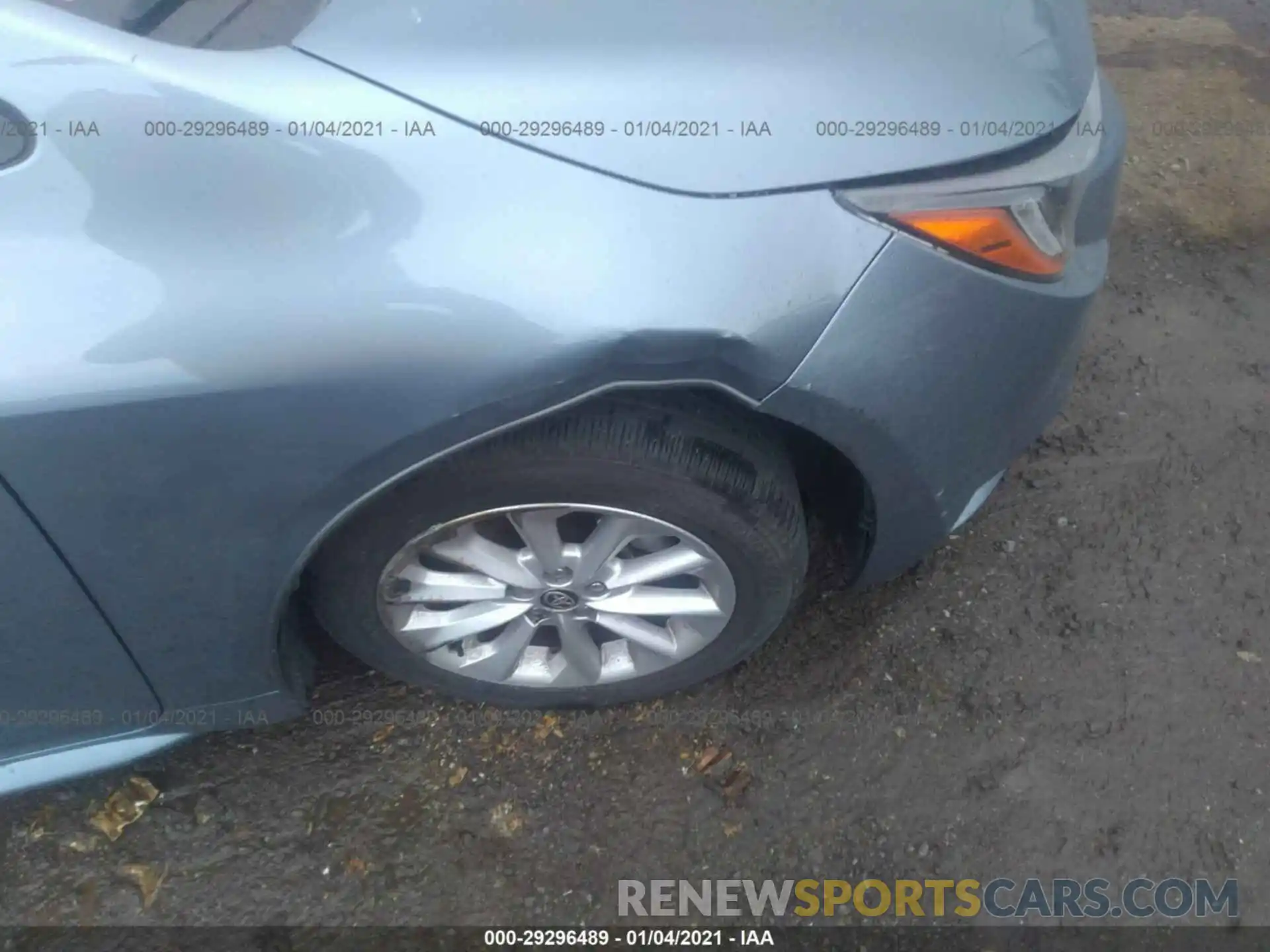 6 Photograph of a damaged car JTDVPRAE1LJ079094 TOYOTA COROLLA 2020