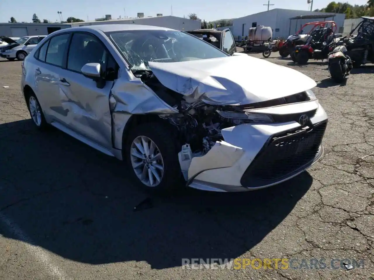 1 Photograph of a damaged car JTDVPRAE1LJ090421 TOYOTA COROLLA 2020