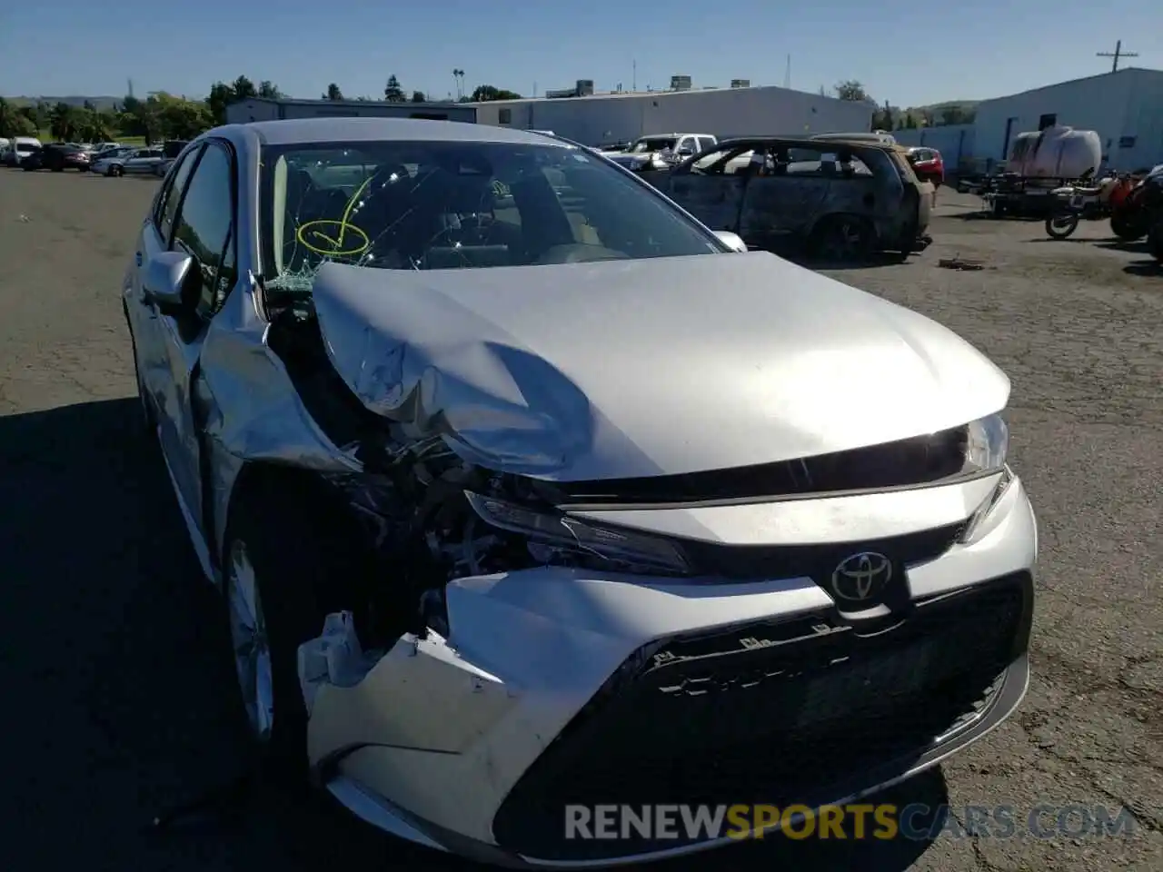 9 Photograph of a damaged car JTDVPRAE1LJ090421 TOYOTA COROLLA 2020