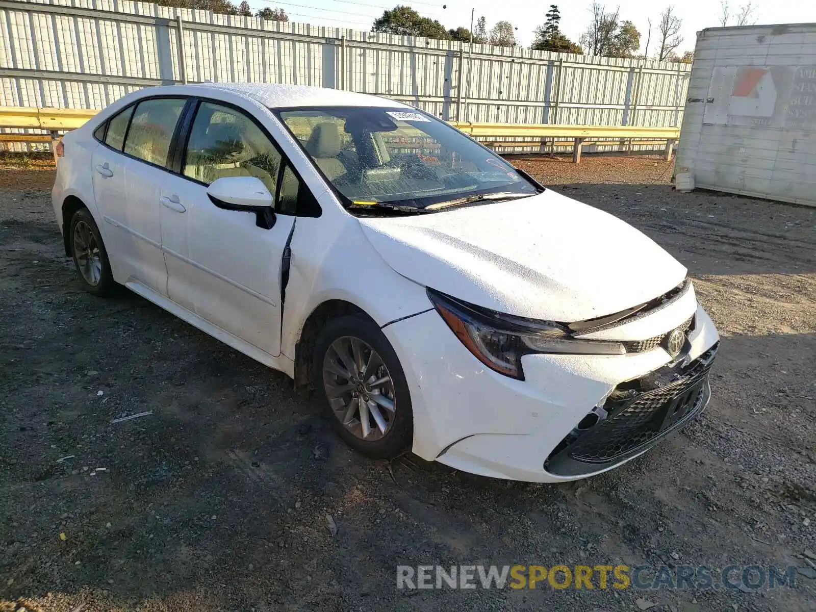 1 Photograph of a damaged car JTDVPRAE1LJ091911 TOYOTA COROLLA 2020