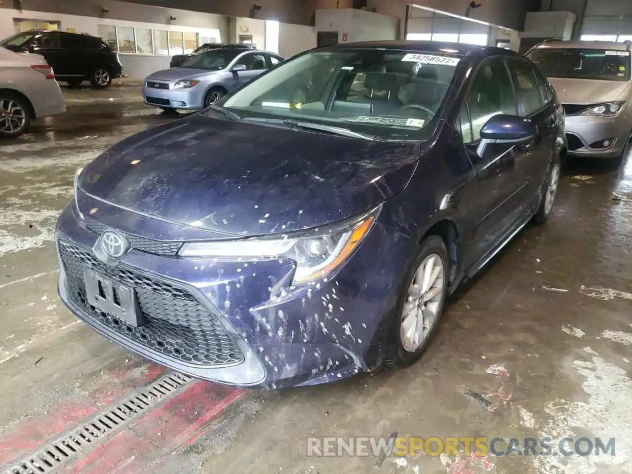 2 Photograph of a damaged car JTDVPRAE1LJ100378 TOYOTA COROLLA 2020