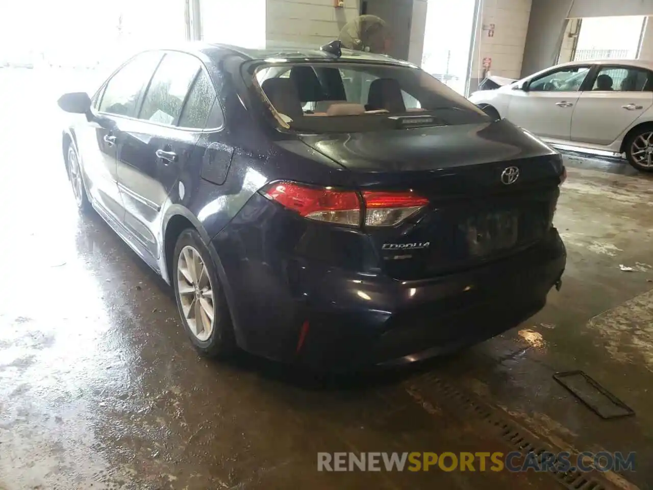 3 Photograph of a damaged car JTDVPRAE1LJ100378 TOYOTA COROLLA 2020