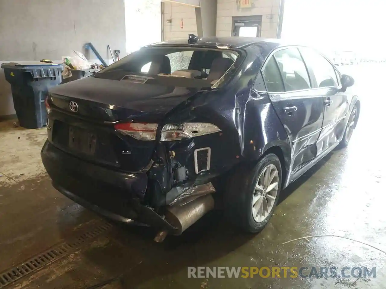 4 Photograph of a damaged car JTDVPRAE1LJ100378 TOYOTA COROLLA 2020