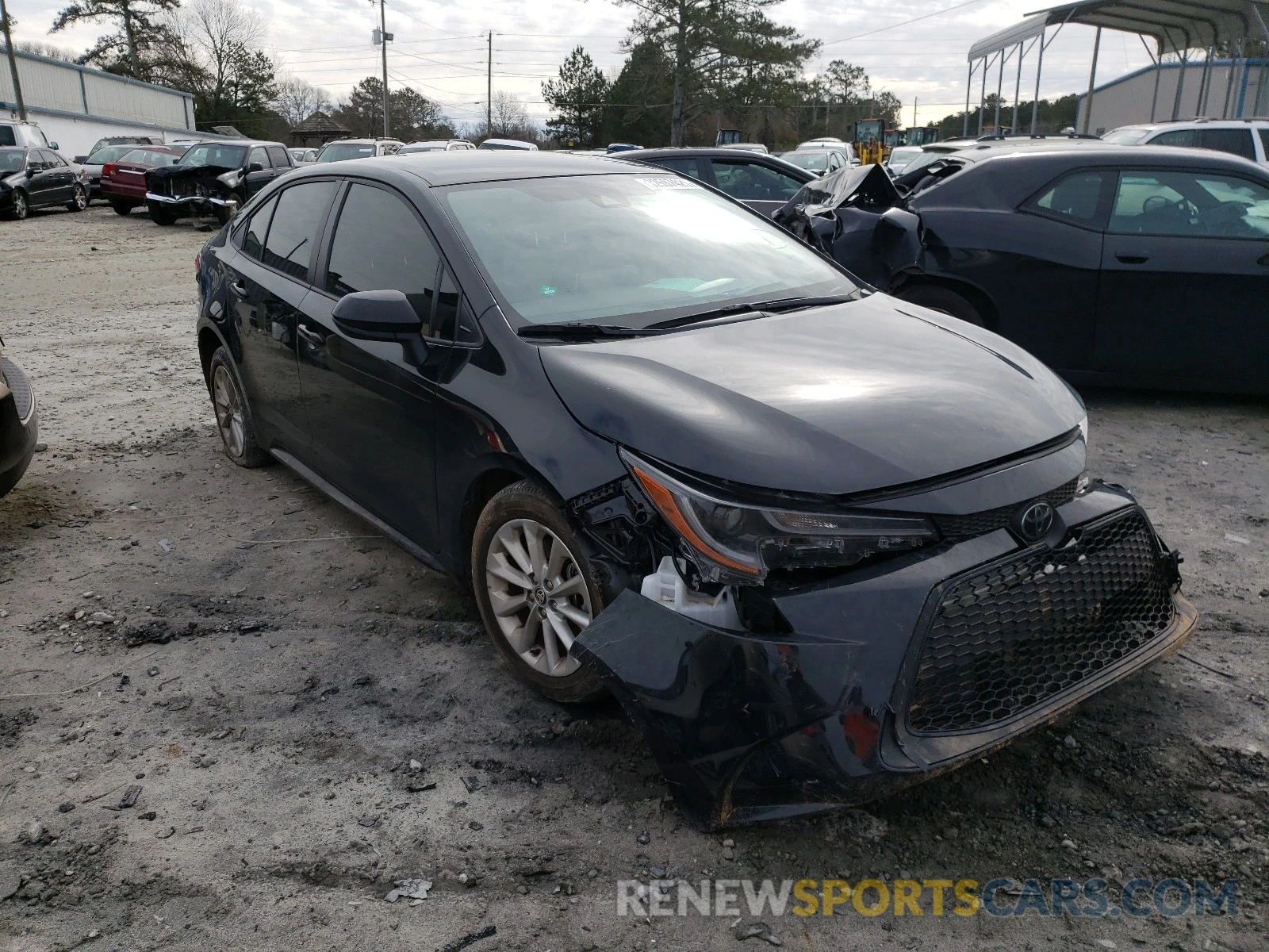 1 Photograph of a damaged car JTDVPRAE1LJ111638 TOYOTA COROLLA 2020