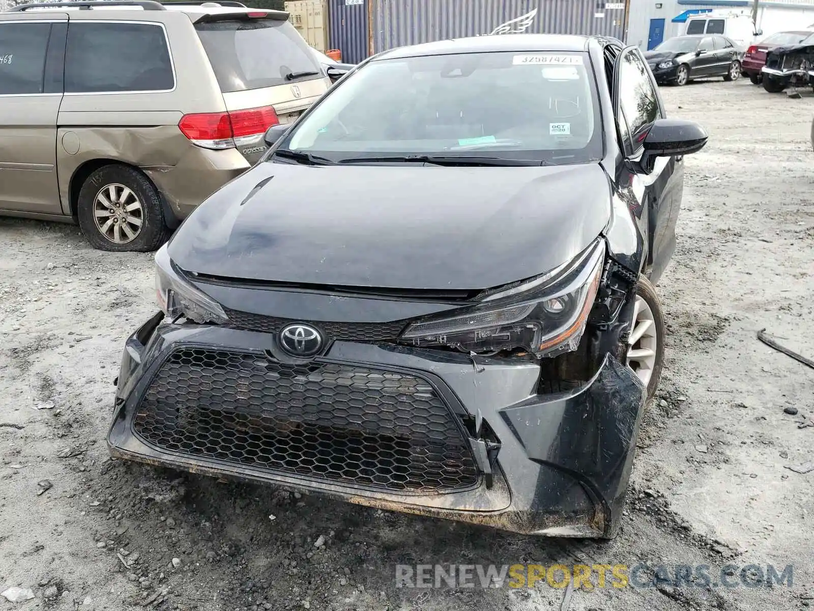 9 Photograph of a damaged car JTDVPRAE1LJ111638 TOYOTA COROLLA 2020