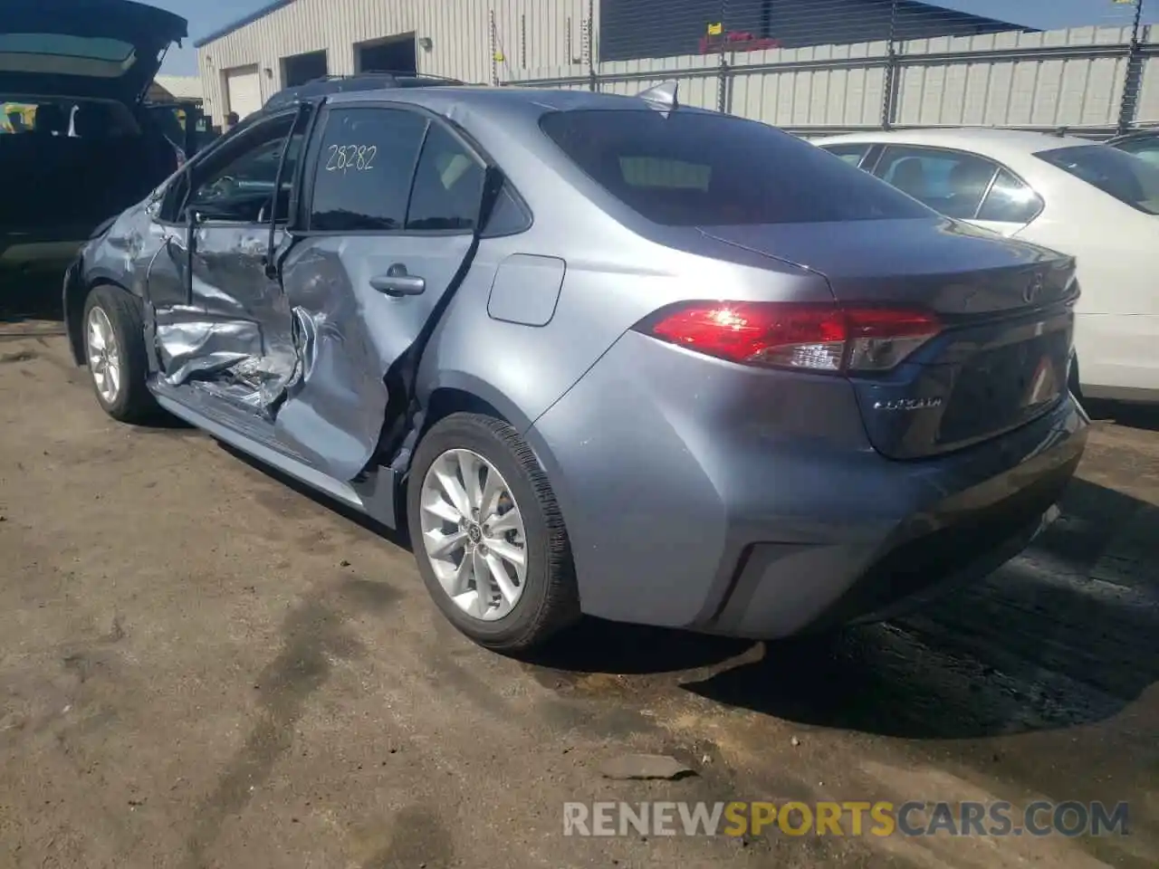 3 Photograph of a damaged car JTDVPRAE1LJ116175 TOYOTA COROLLA 2020