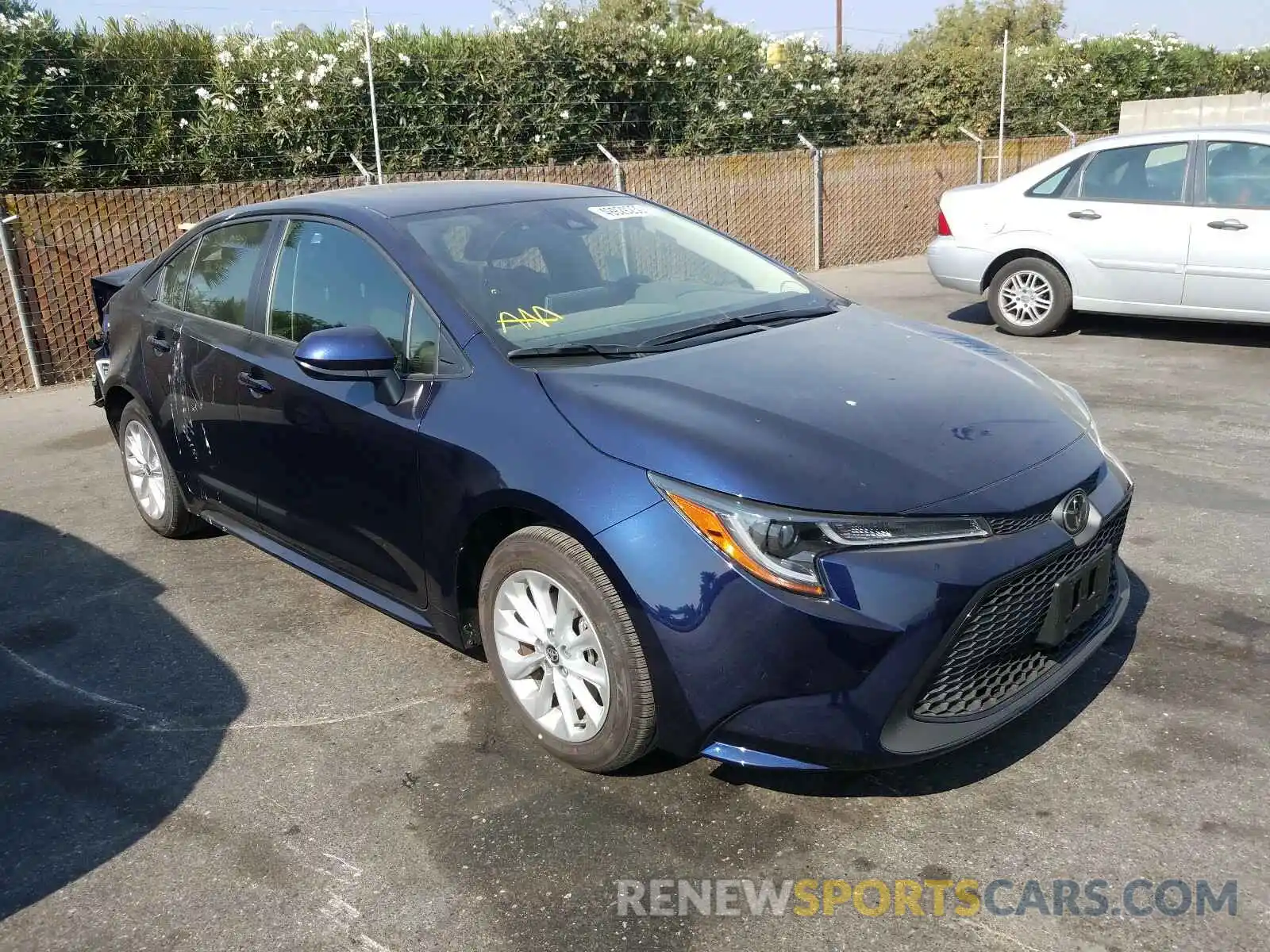 1 Photograph of a damaged car JTDVPRAE2LJ105301 TOYOTA COROLLA 2020