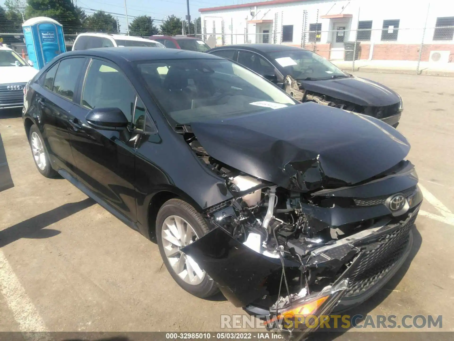 1 Photograph of a damaged car JTDVPRAE2LJ105427 TOYOTA COROLLA 2020