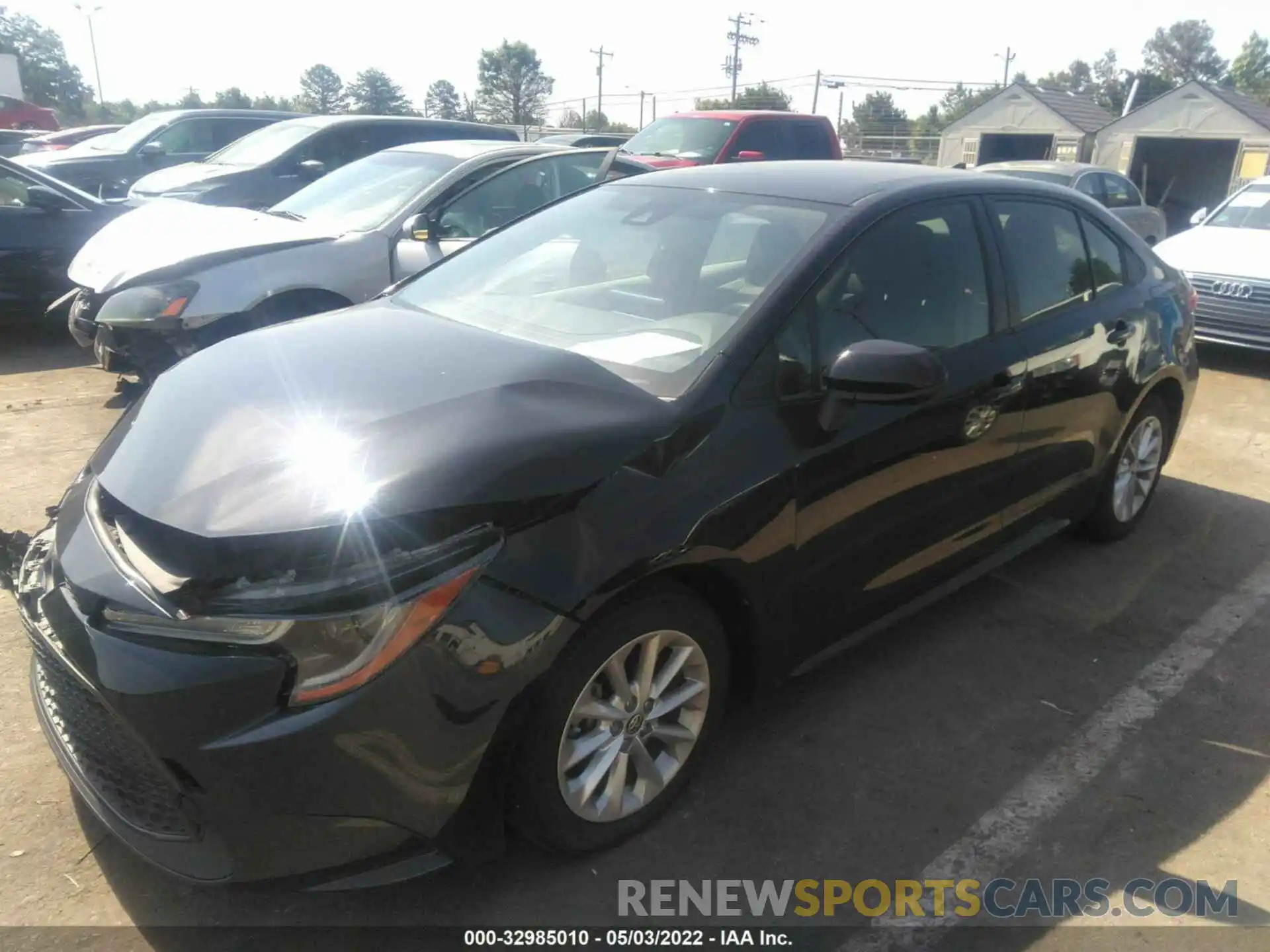 2 Photograph of a damaged car JTDVPRAE2LJ105427 TOYOTA COROLLA 2020