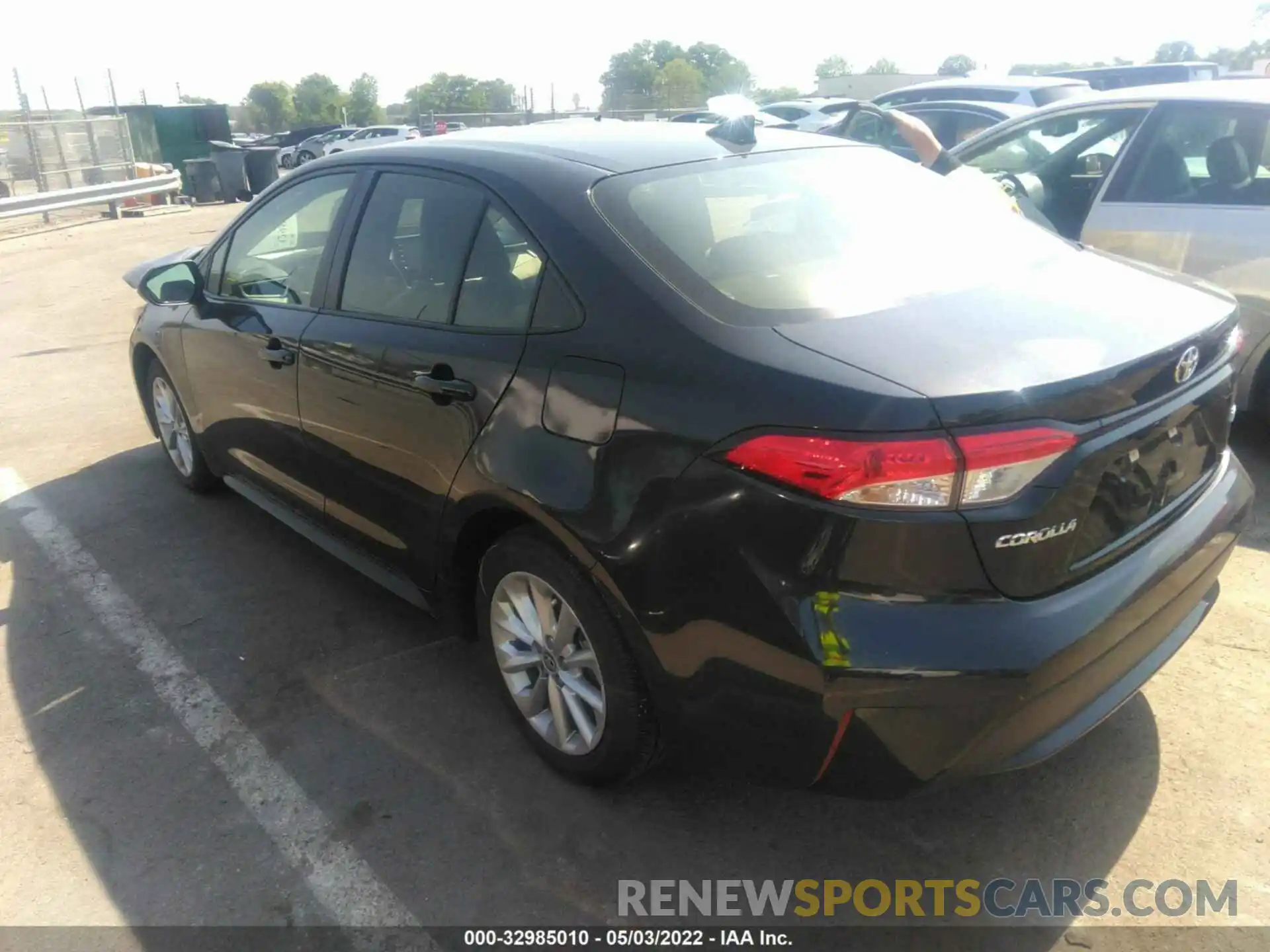 3 Photograph of a damaged car JTDVPRAE2LJ105427 TOYOTA COROLLA 2020