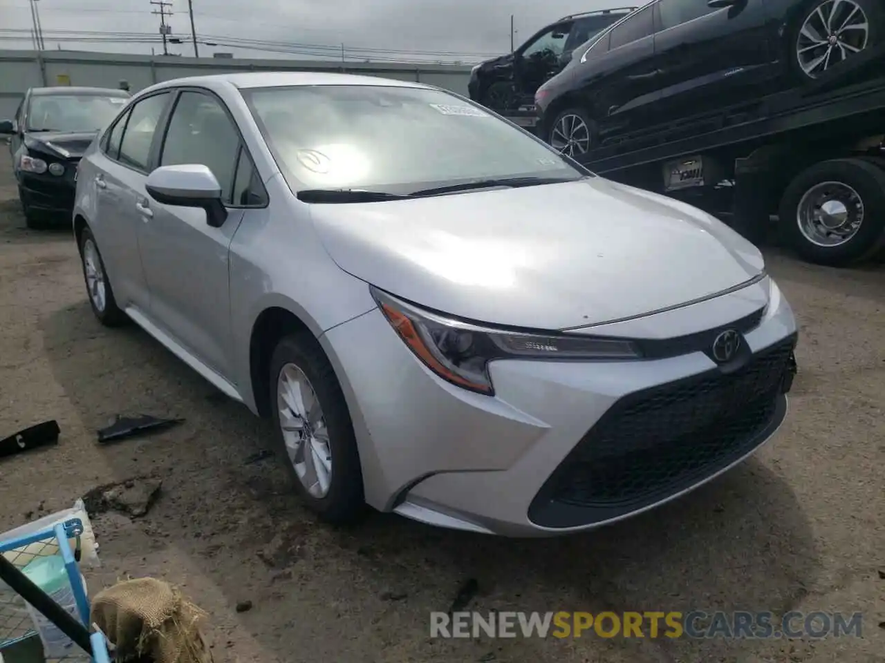 1 Photograph of a damaged car JTDVPRAE3LJ073457 TOYOTA COROLLA 2020