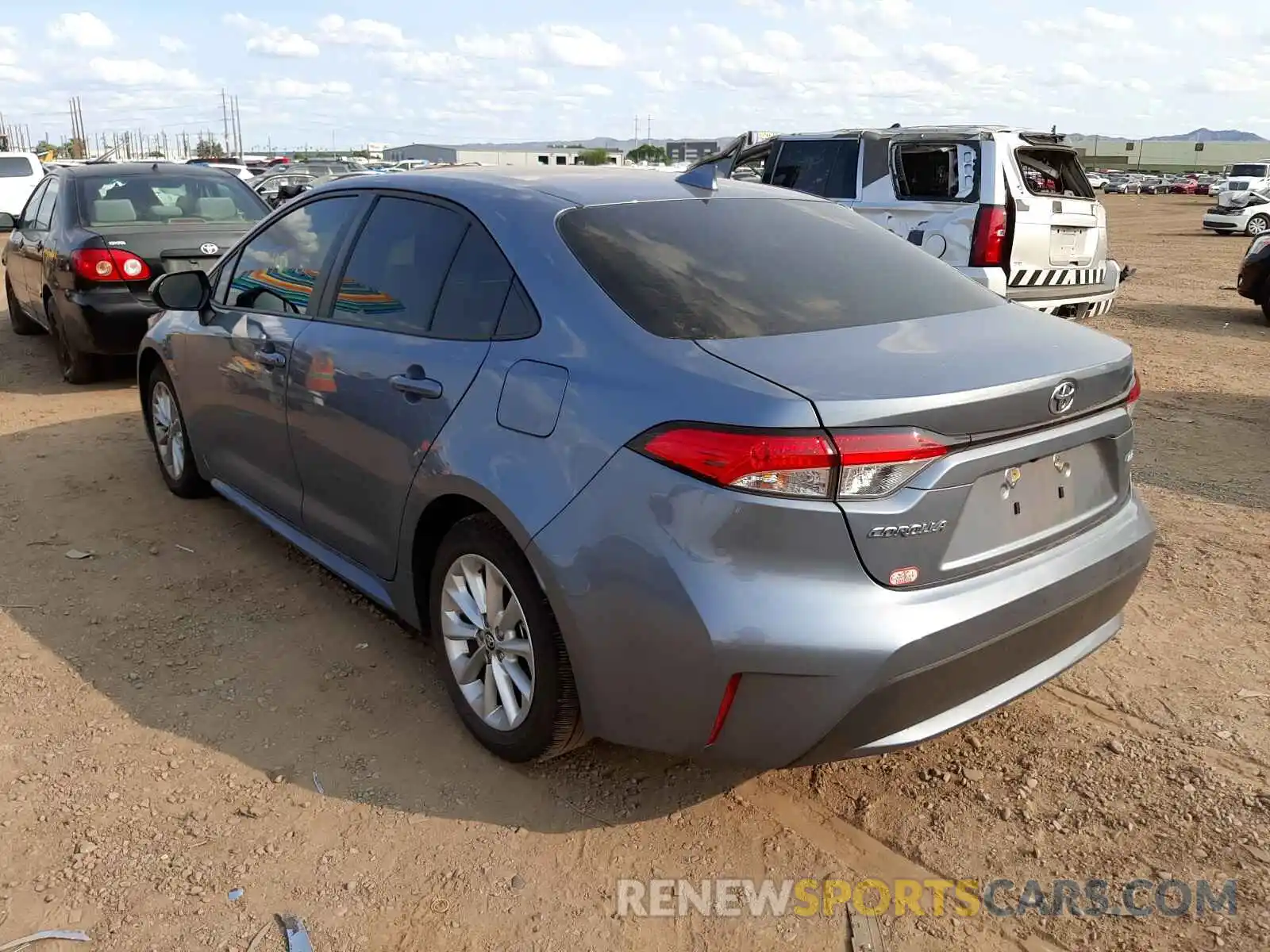 3 Photograph of a damaged car JTDVPRAE3LJ091571 TOYOTA COROLLA 2020