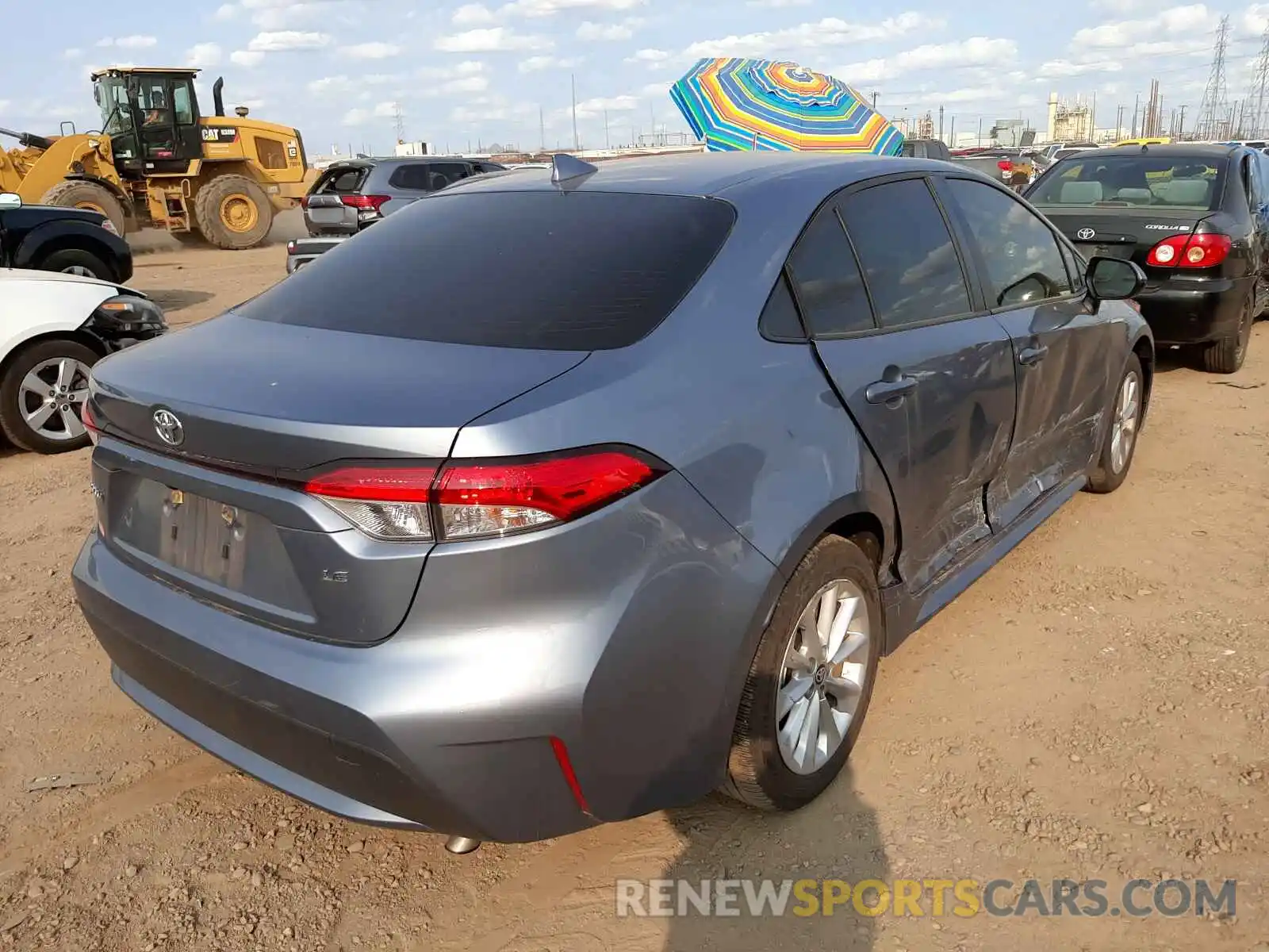 4 Photograph of a damaged car JTDVPRAE3LJ091571 TOYOTA COROLLA 2020