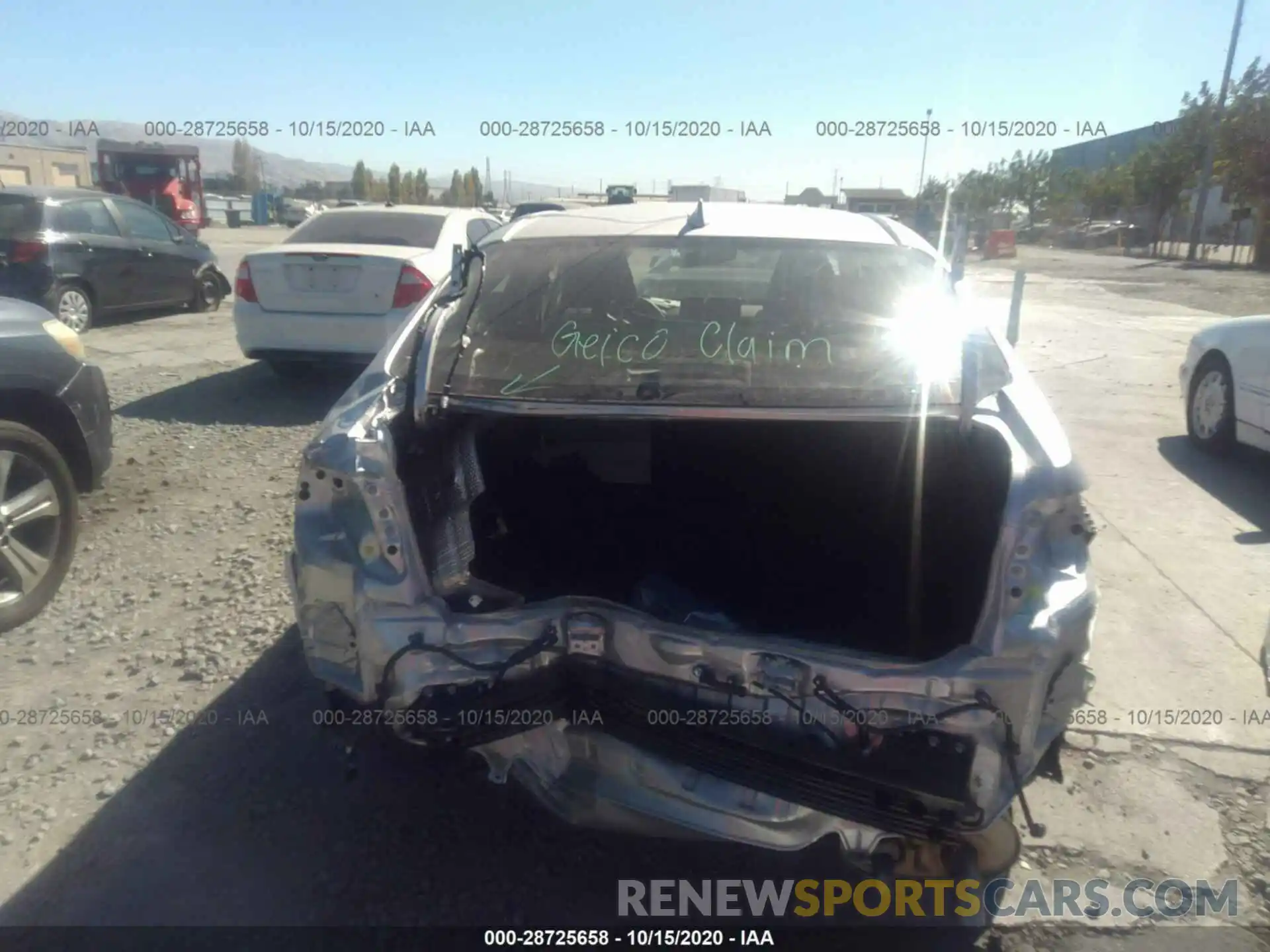 6 Photograph of a damaged car JTDVPRAE3LJ091750 TOYOTA COROLLA 2020