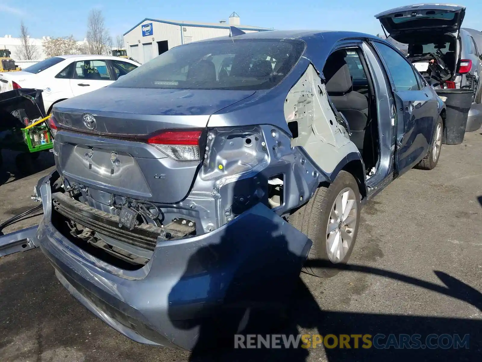 4 Photograph of a damaged car JTDVPRAE3LJ096821 TOYOTA COROLLA 2020