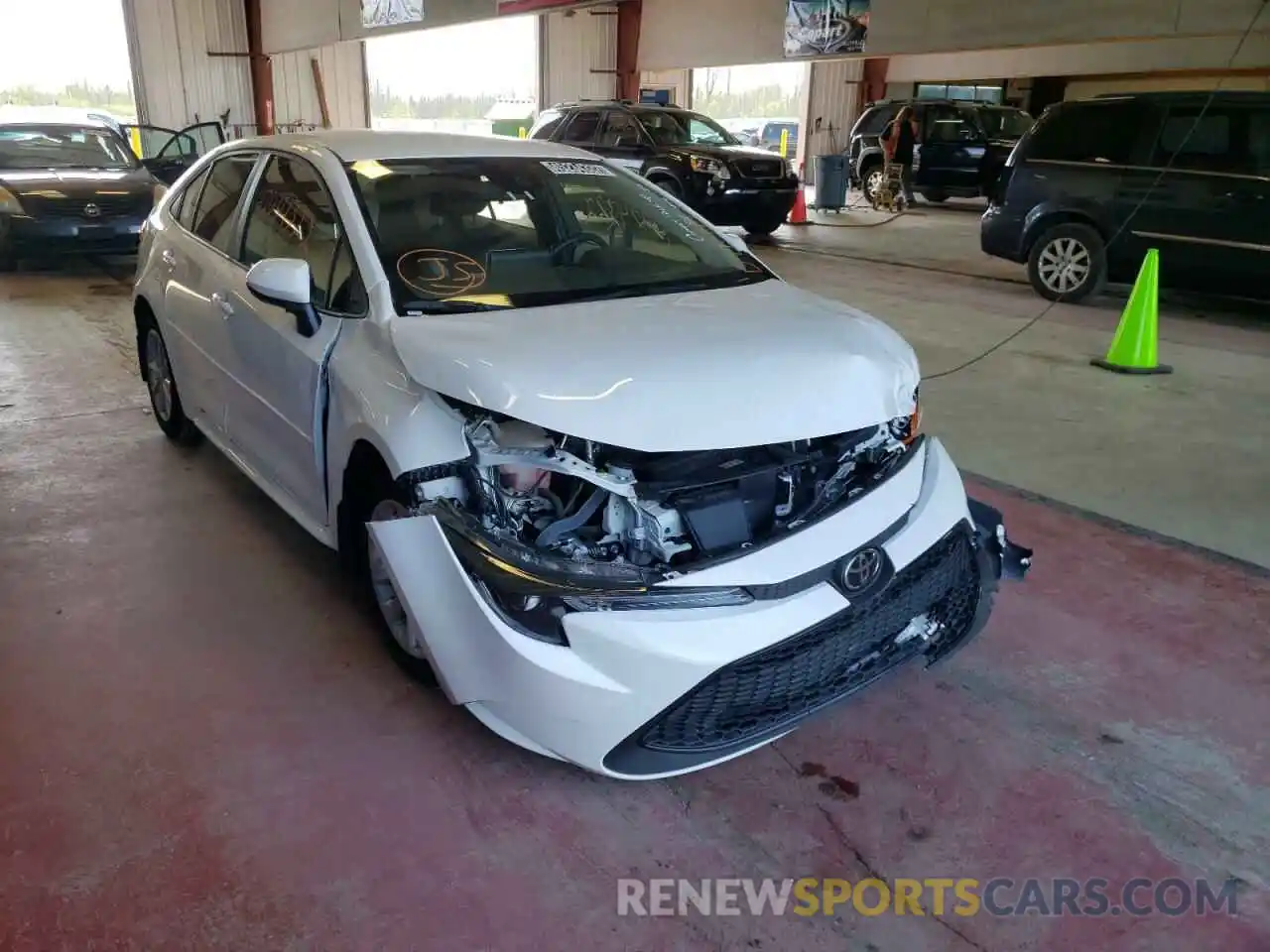 1 Photograph of a damaged car JTDVPRAE3LJ102519 TOYOTA COROLLA 2020