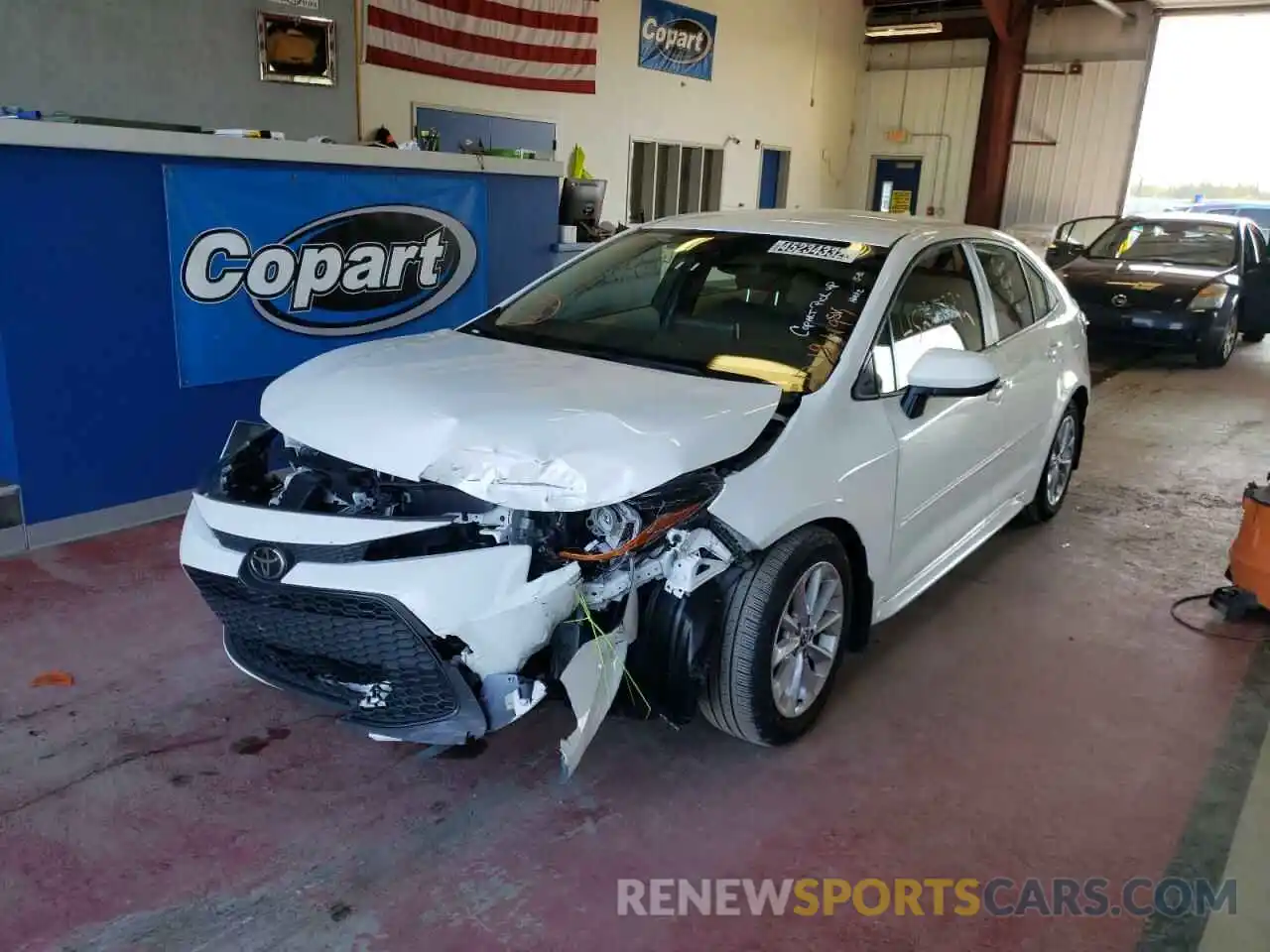 2 Photograph of a damaged car JTDVPRAE3LJ102519 TOYOTA COROLLA 2020