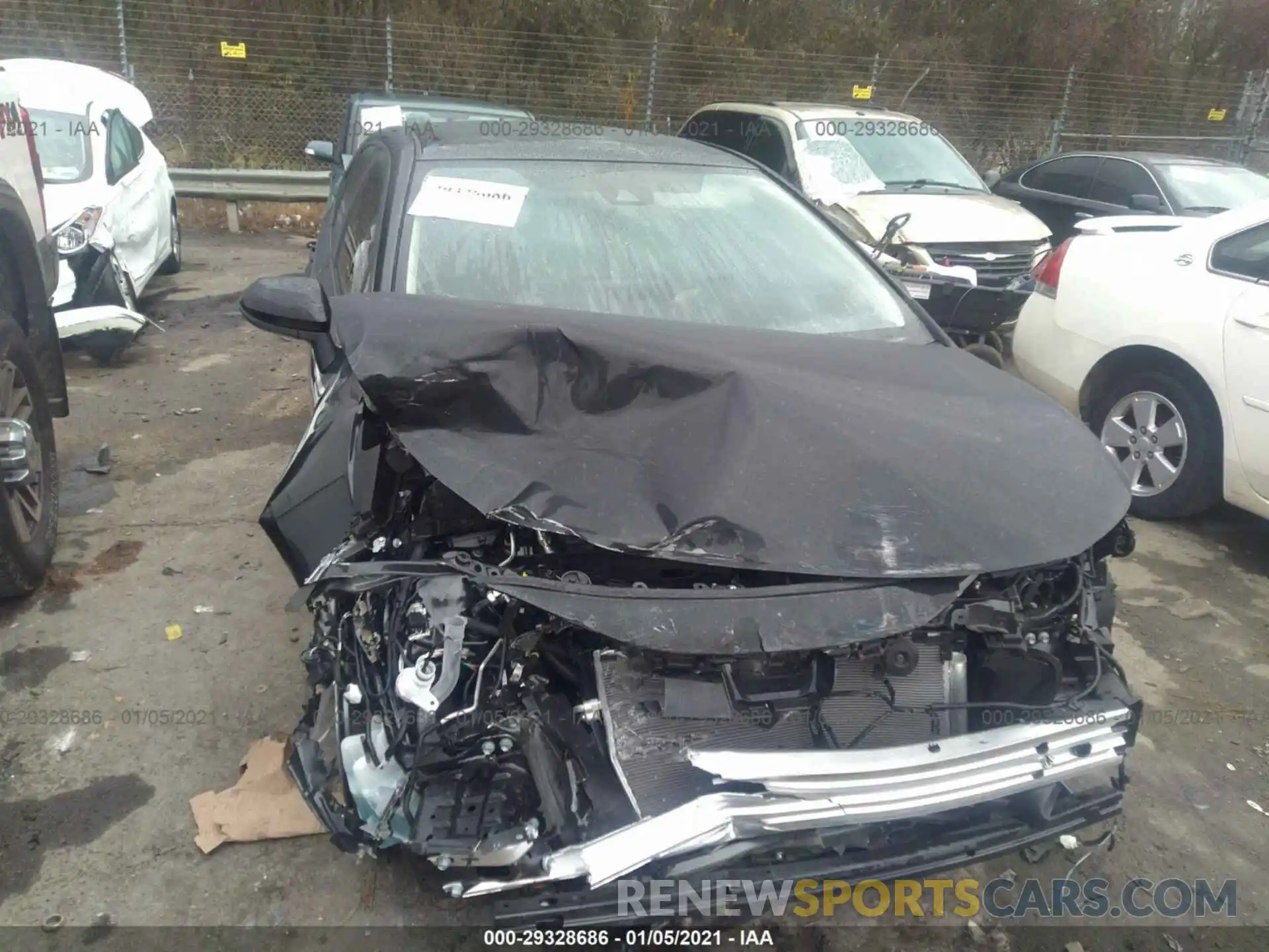 6 Photograph of a damaged car JTDVPRAE3LJ111463 TOYOTA COROLLA 2020