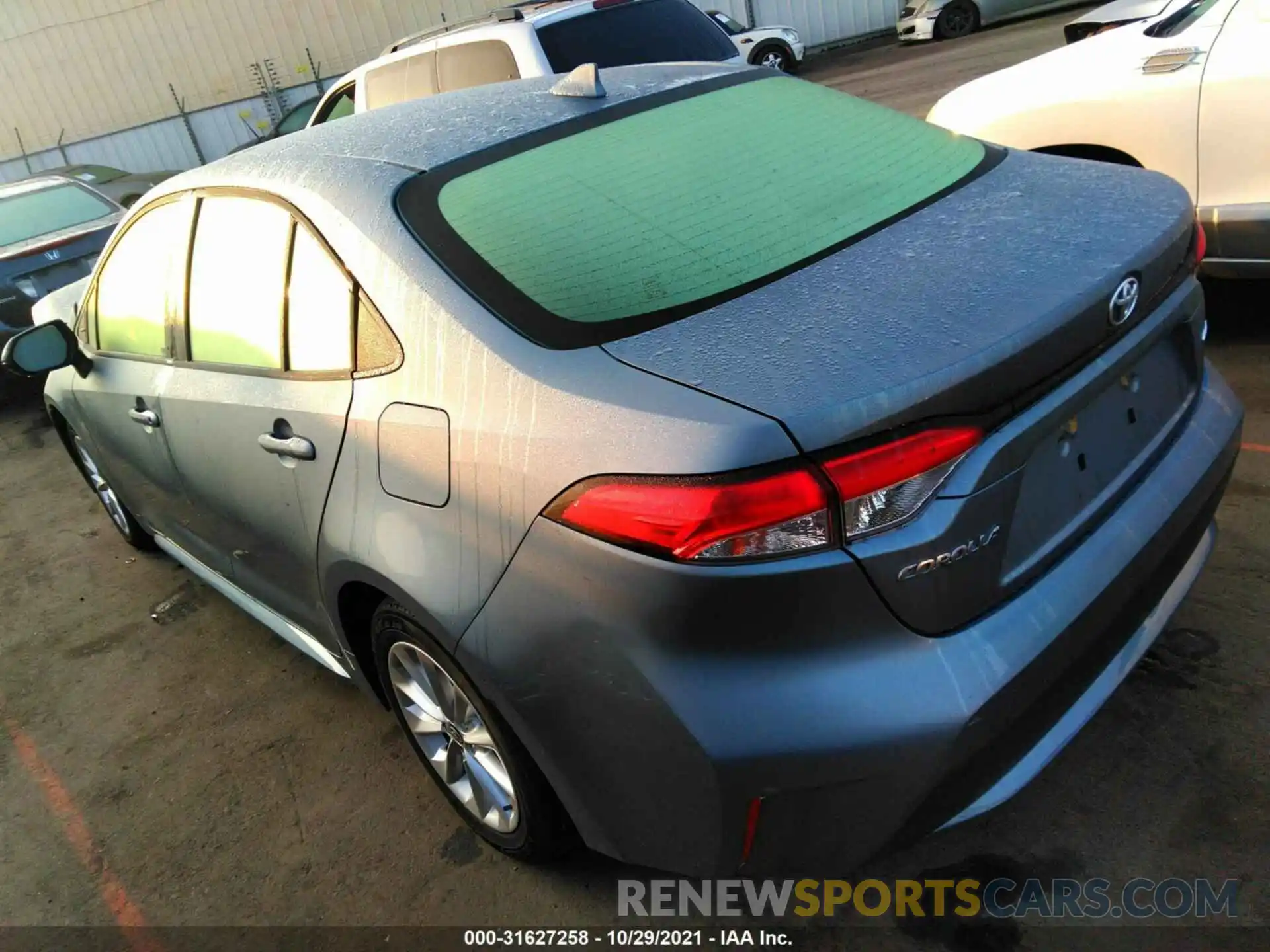 3 Photograph of a damaged car JTDVPRAE3LJ114752 TOYOTA COROLLA 2020