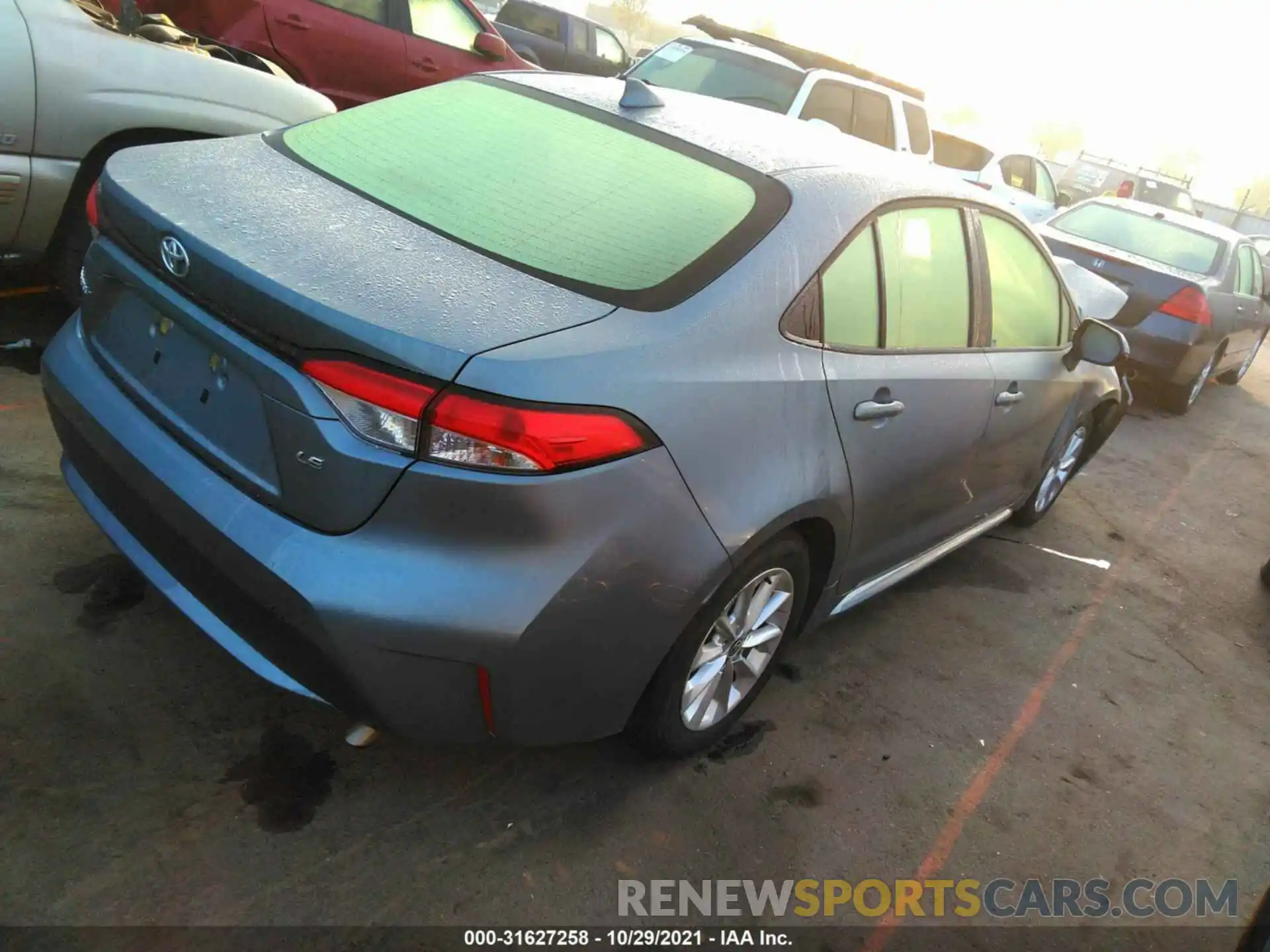 4 Photograph of a damaged car JTDVPRAE3LJ114752 TOYOTA COROLLA 2020