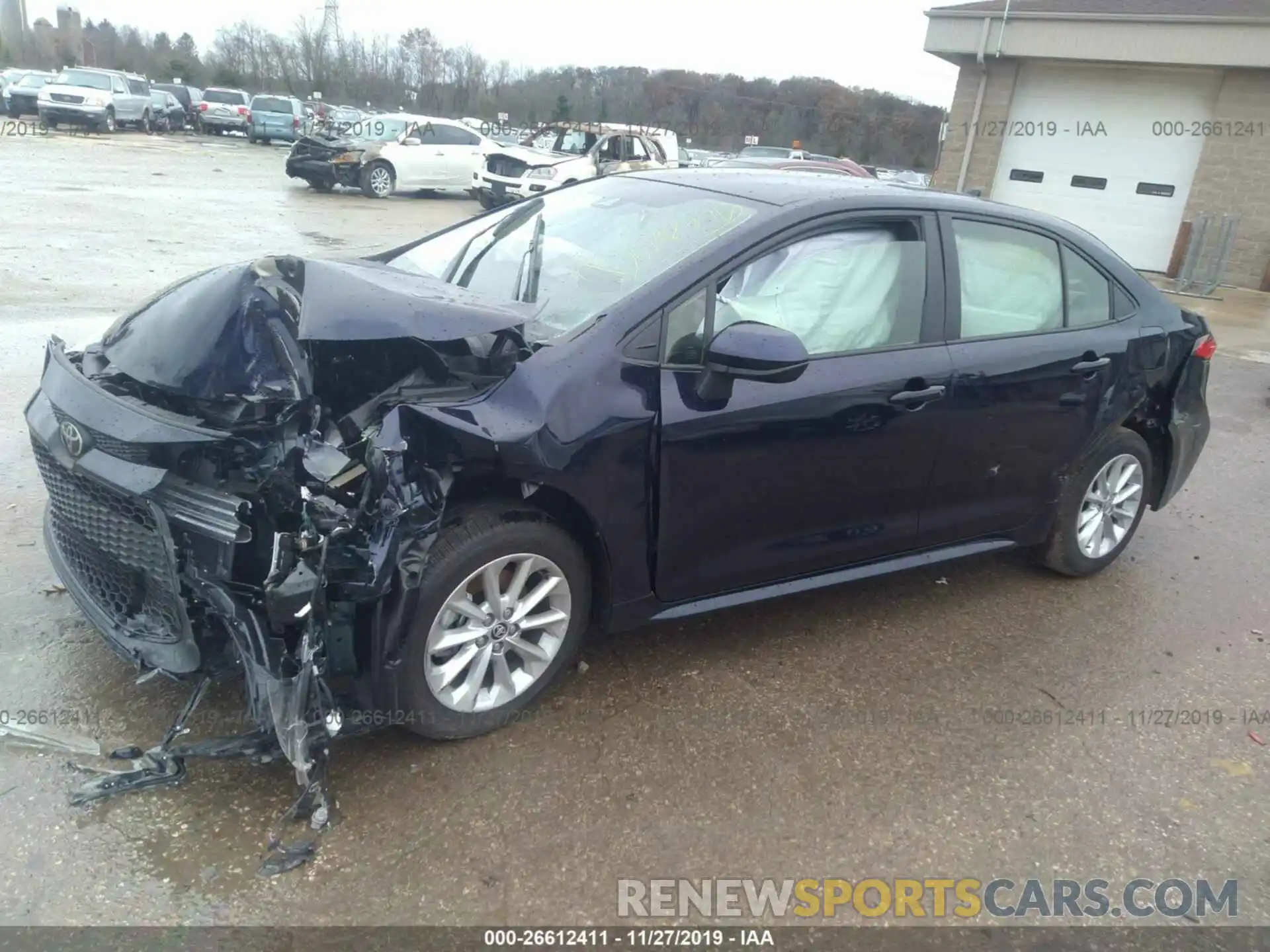 2 Photograph of a damaged car JTDVPRAE4LJ075850 TOYOTA COROLLA 2020