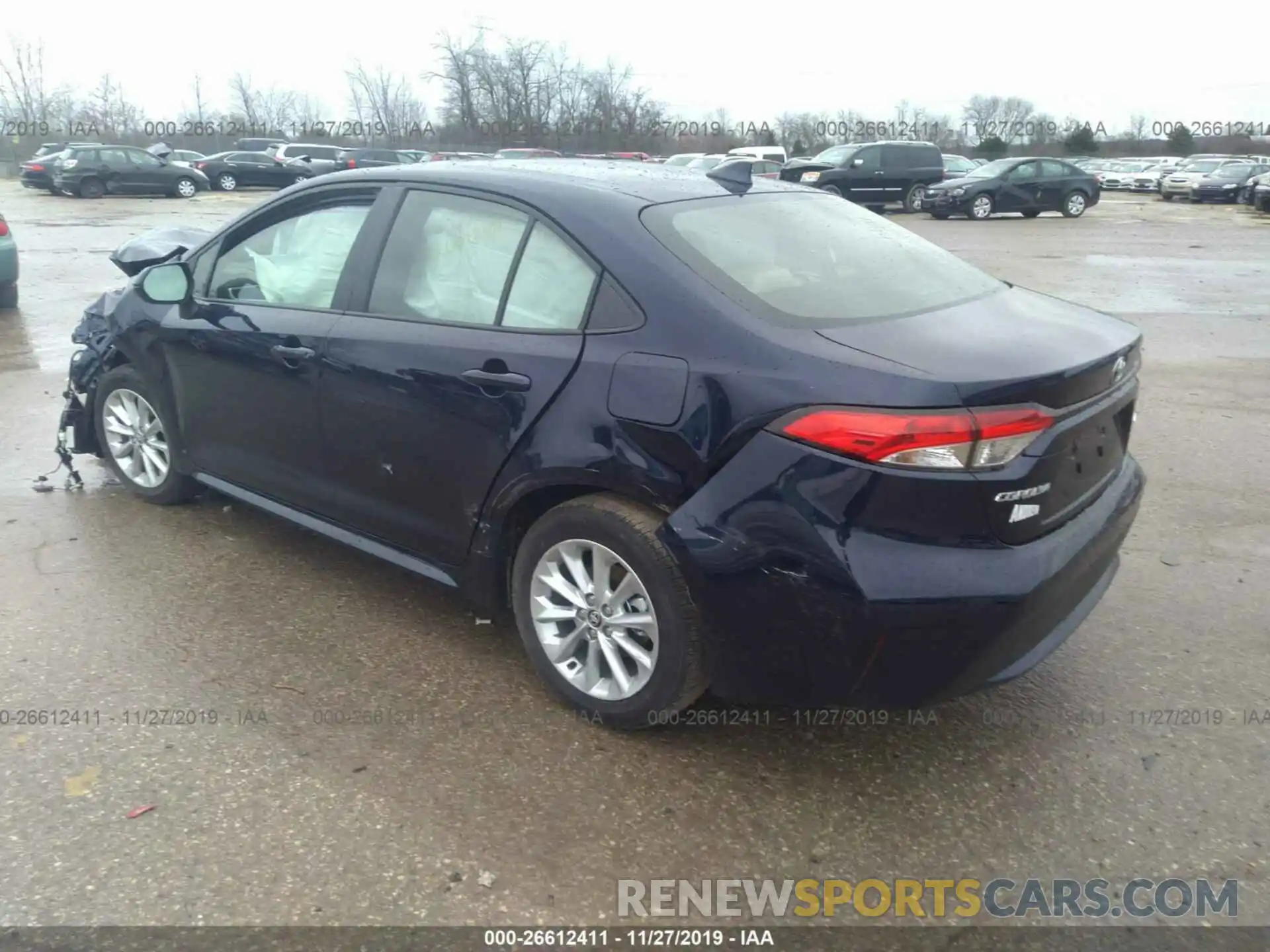 3 Photograph of a damaged car JTDVPRAE4LJ075850 TOYOTA COROLLA 2020