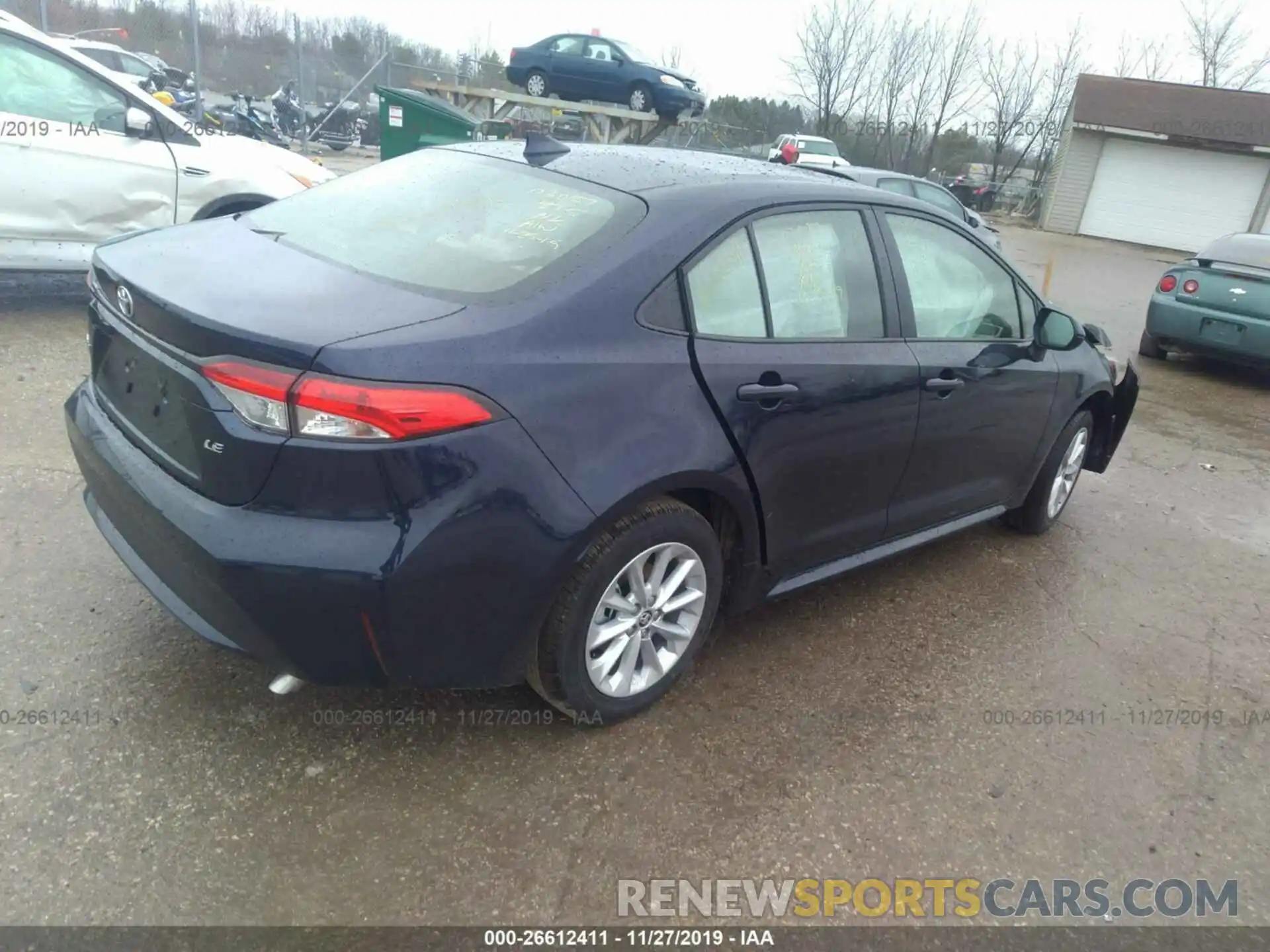 4 Photograph of a damaged car JTDVPRAE4LJ075850 TOYOTA COROLLA 2020