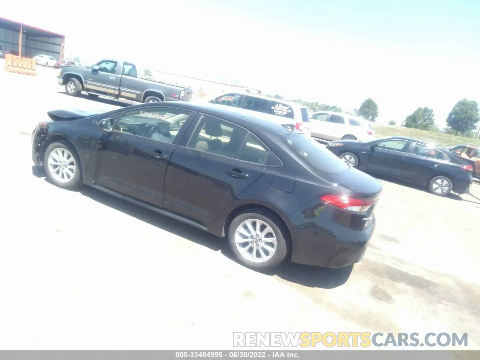 3 Photograph of a damaged car JTDVPRAE4LJ084211 TOYOTA COROLLA 2020