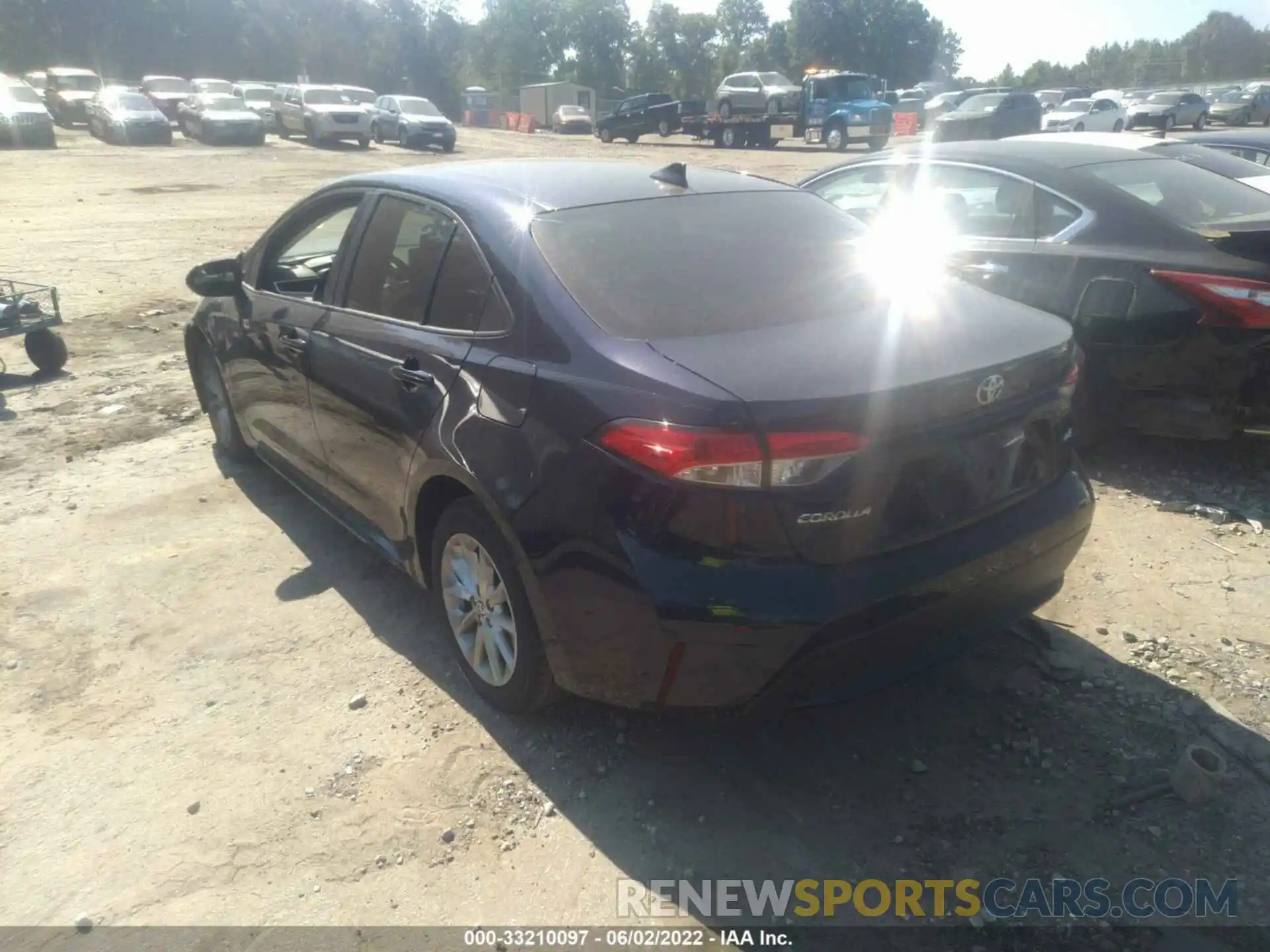 3 Photograph of a damaged car JTDVPRAE4LJ086430 TOYOTA COROLLA 2020