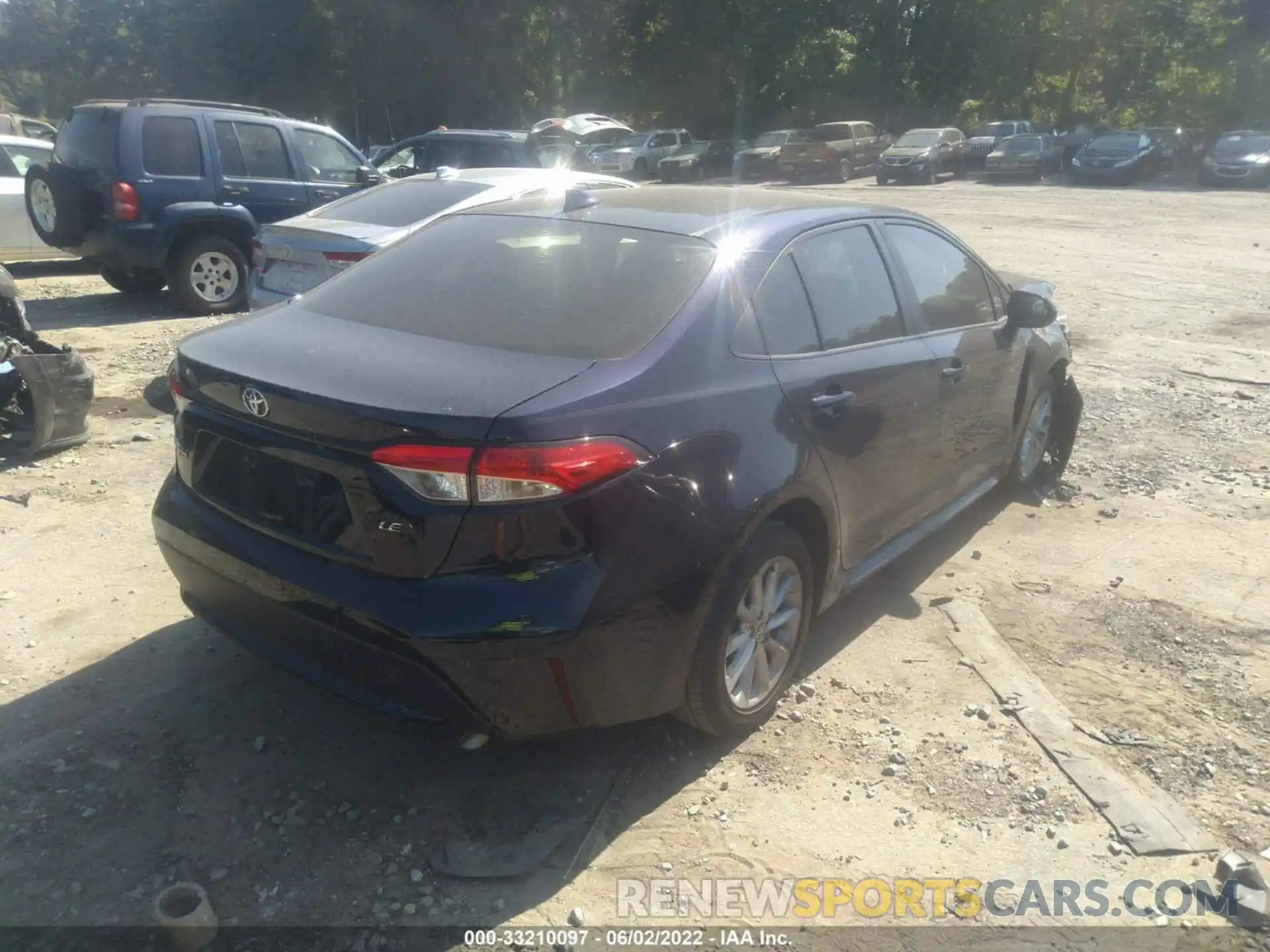 4 Photograph of a damaged car JTDVPRAE4LJ086430 TOYOTA COROLLA 2020