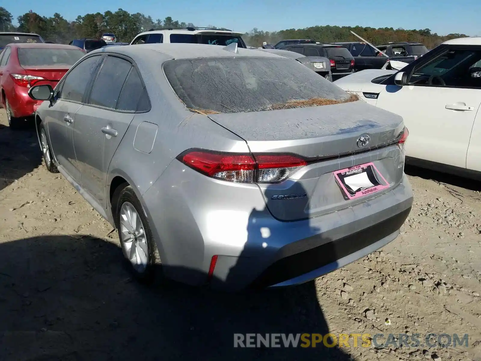 3 Photograph of a damaged car JTDVPRAE4LJ087688 TOYOTA COROLLA 2020