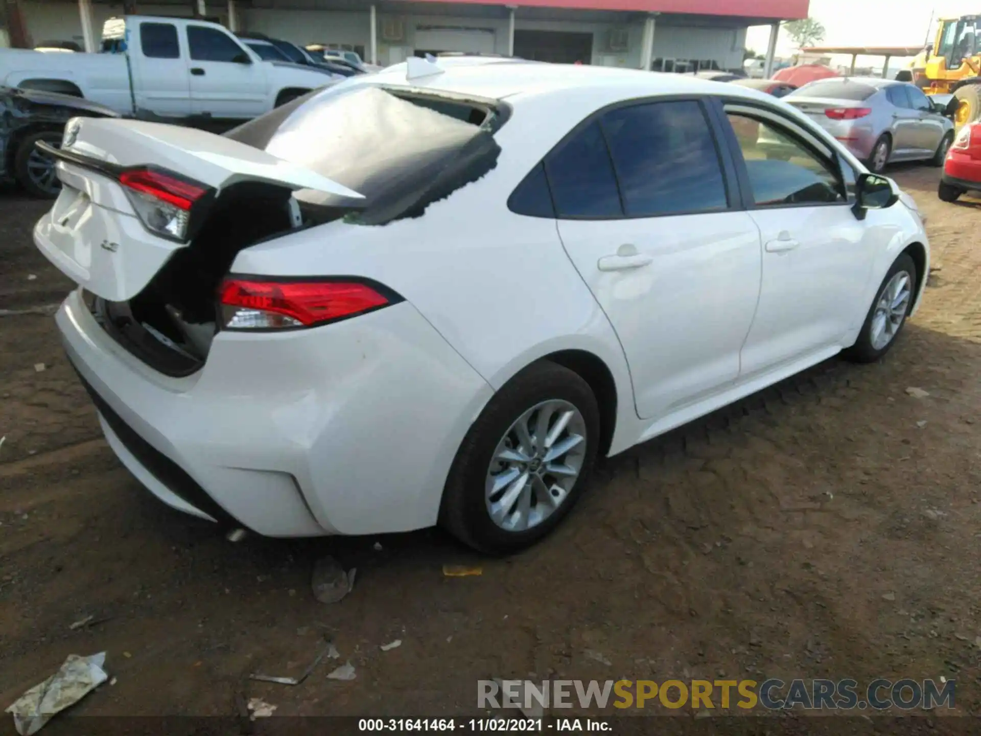 4 Photograph of a damaged car JTDVPRAE4LJ089523 TOYOTA COROLLA 2020