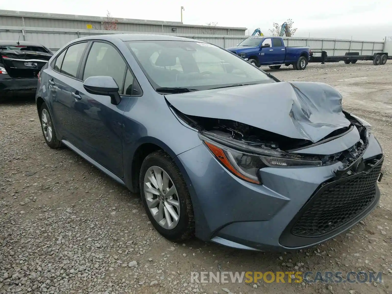 1 Photograph of a damaged car JTDVPRAE4LJ102013 TOYOTA COROLLA 2020