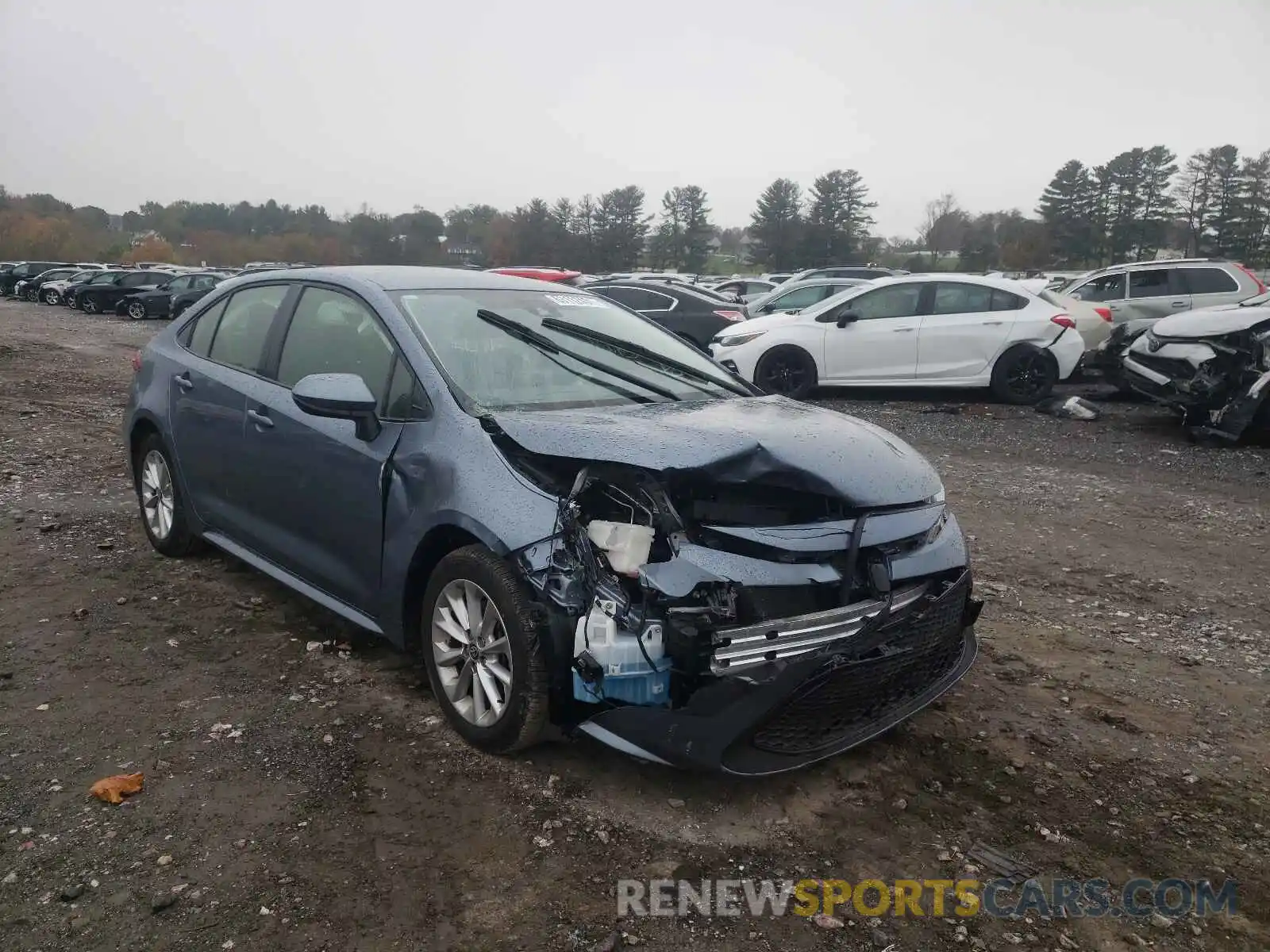 1 Photograph of a damaged car JTDVPRAE5LJ079454 TOYOTA COROLLA 2020