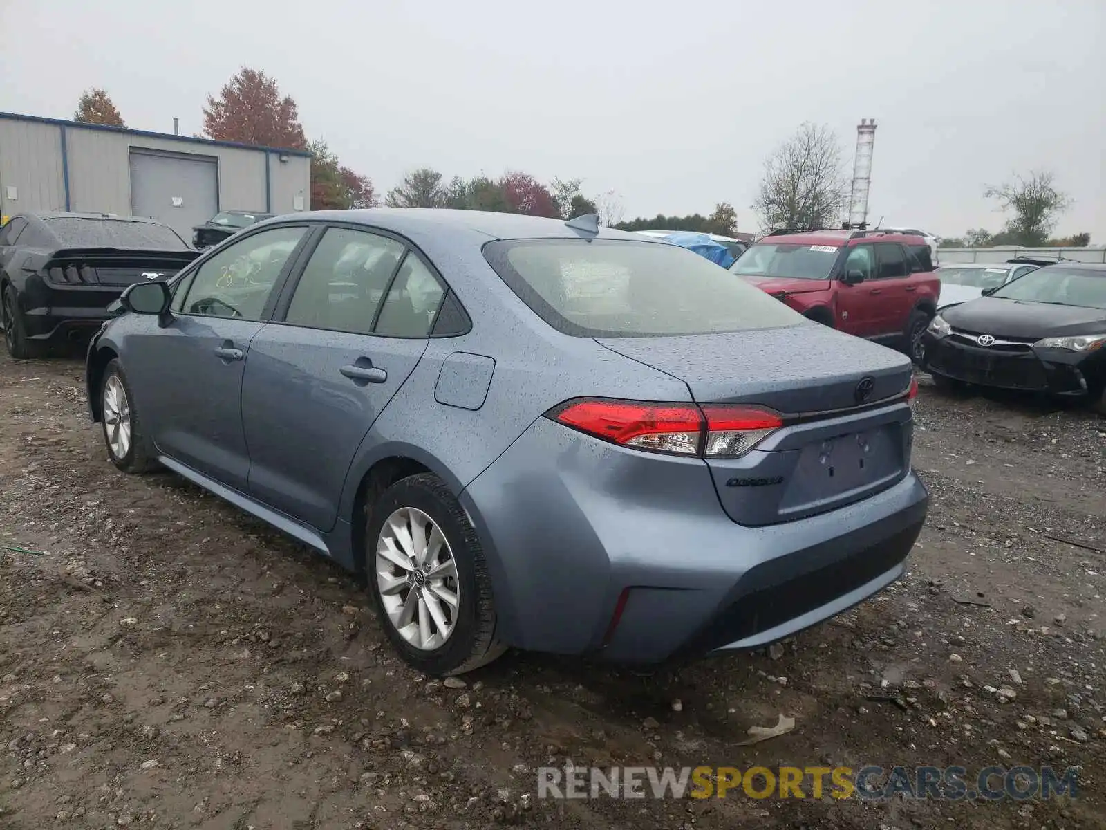 3 Photograph of a damaged car JTDVPRAE5LJ079454 TOYOTA COROLLA 2020