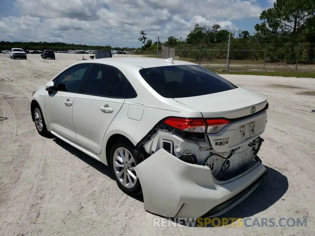 9 Photograph of a damaged car JTDVPRAE5LJ083259 TOYOTA COROLLA 2020