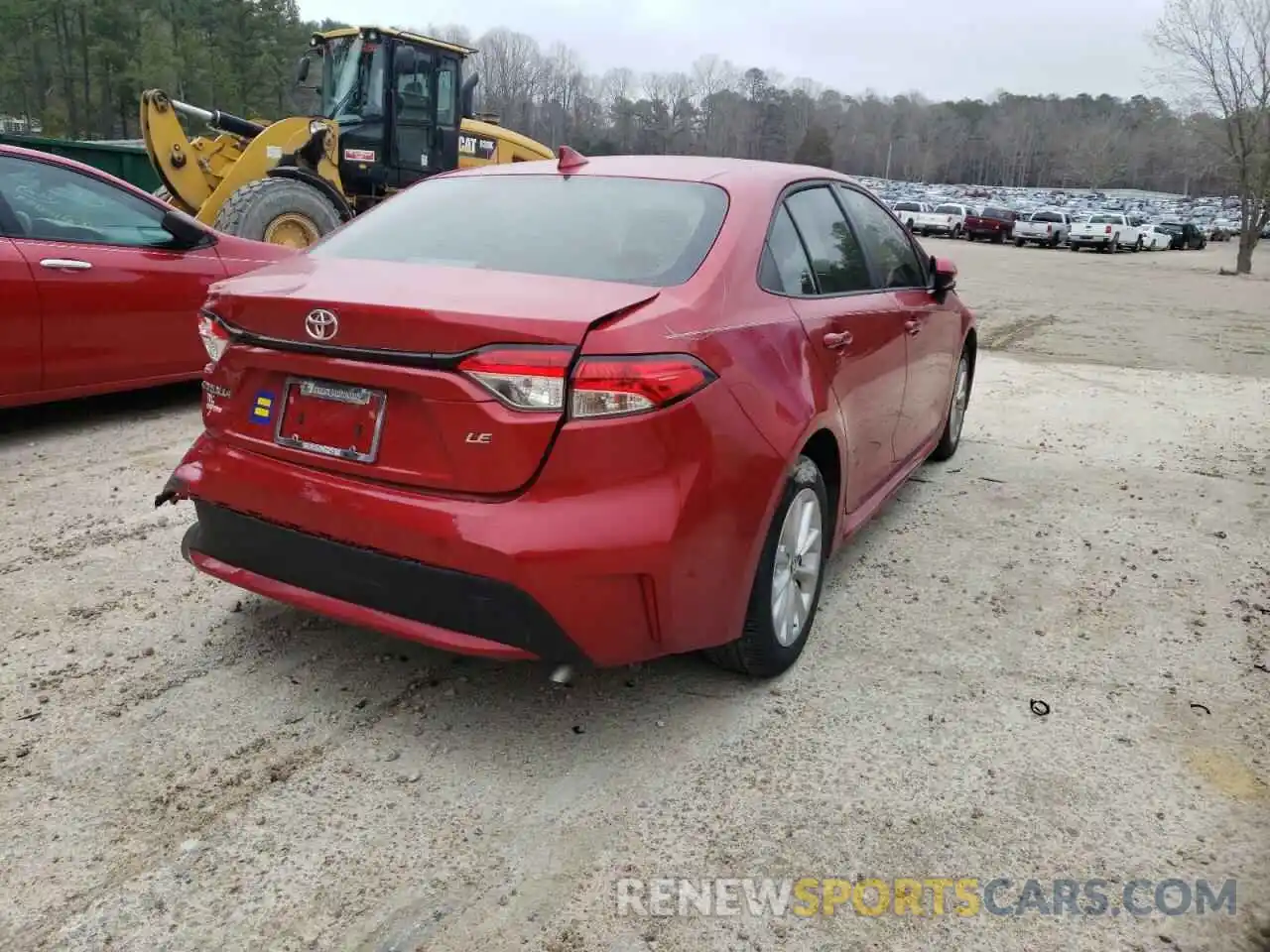 4 Photograph of a damaged car JTDVPRAE5LJ089384 TOYOTA COROLLA 2020