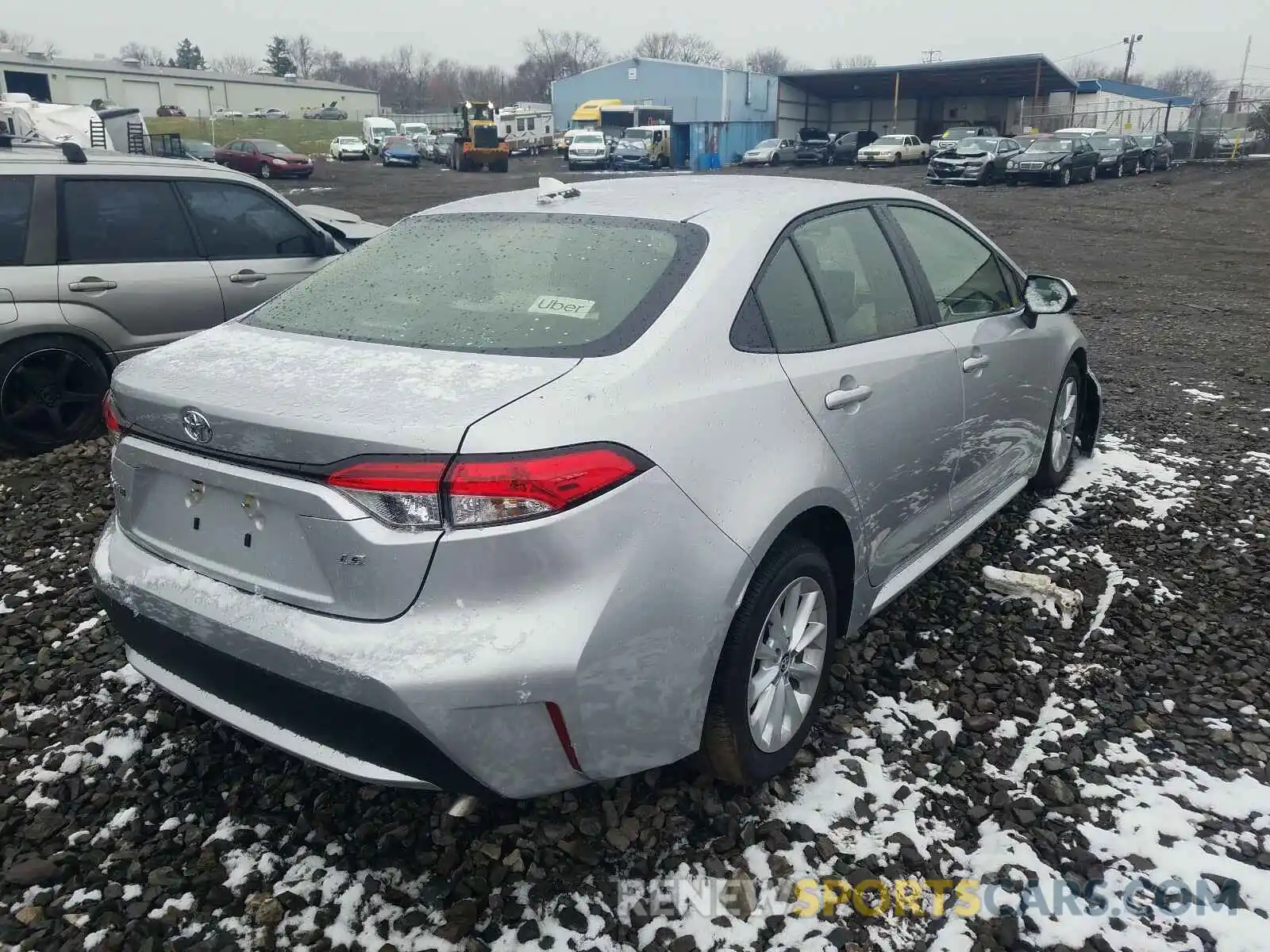 4 Photograph of a damaged car JTDVPRAE5LJ101520 TOYOTA COROLLA 2020