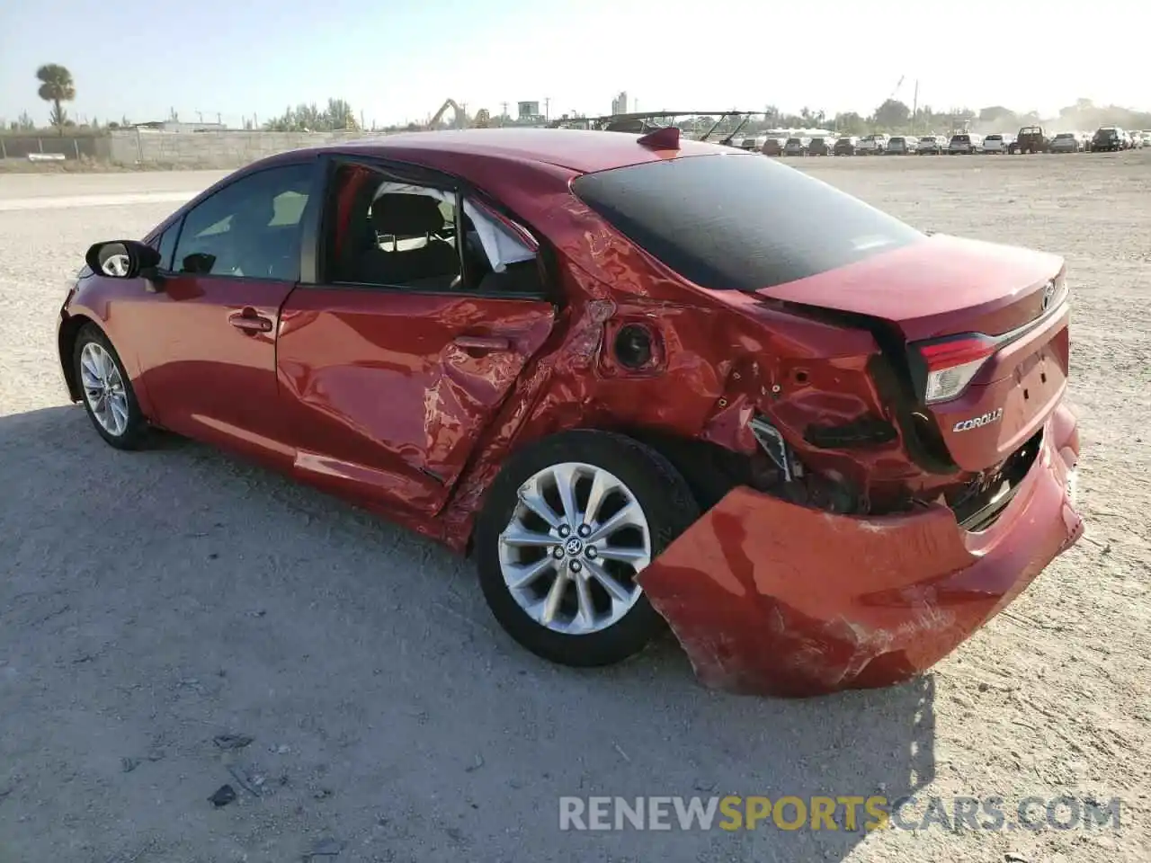 9 Photograph of a damaged car JTDVPRAE5LJ109584 TOYOTA COROLLA 2020