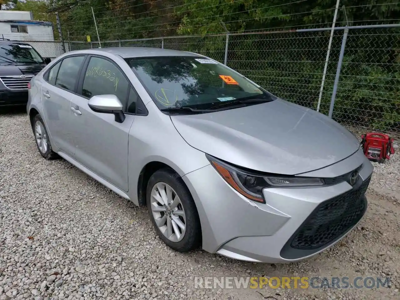 1 Photograph of a damaged car JTDVPRAE6LJ083867 TOYOTA COROLLA 2020