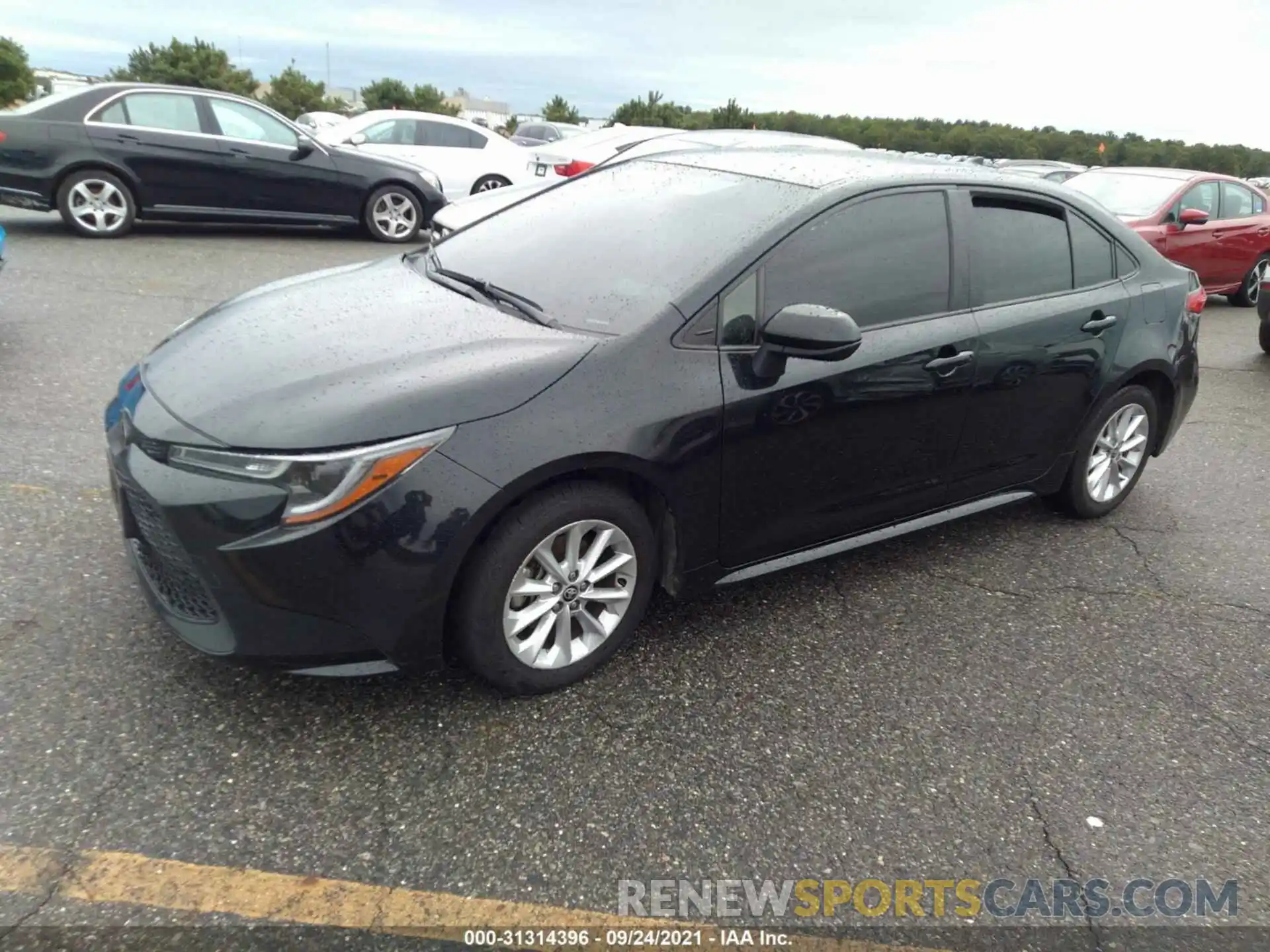 2 Photograph of a damaged car JTDVPRAE6LJ092472 TOYOTA COROLLA 2020