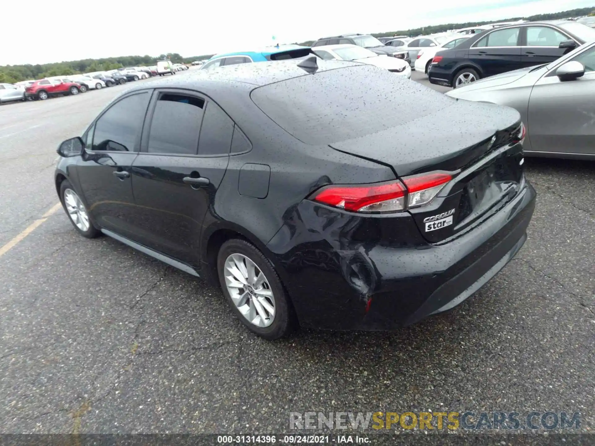 3 Photograph of a damaged car JTDVPRAE6LJ092472 TOYOTA COROLLA 2020