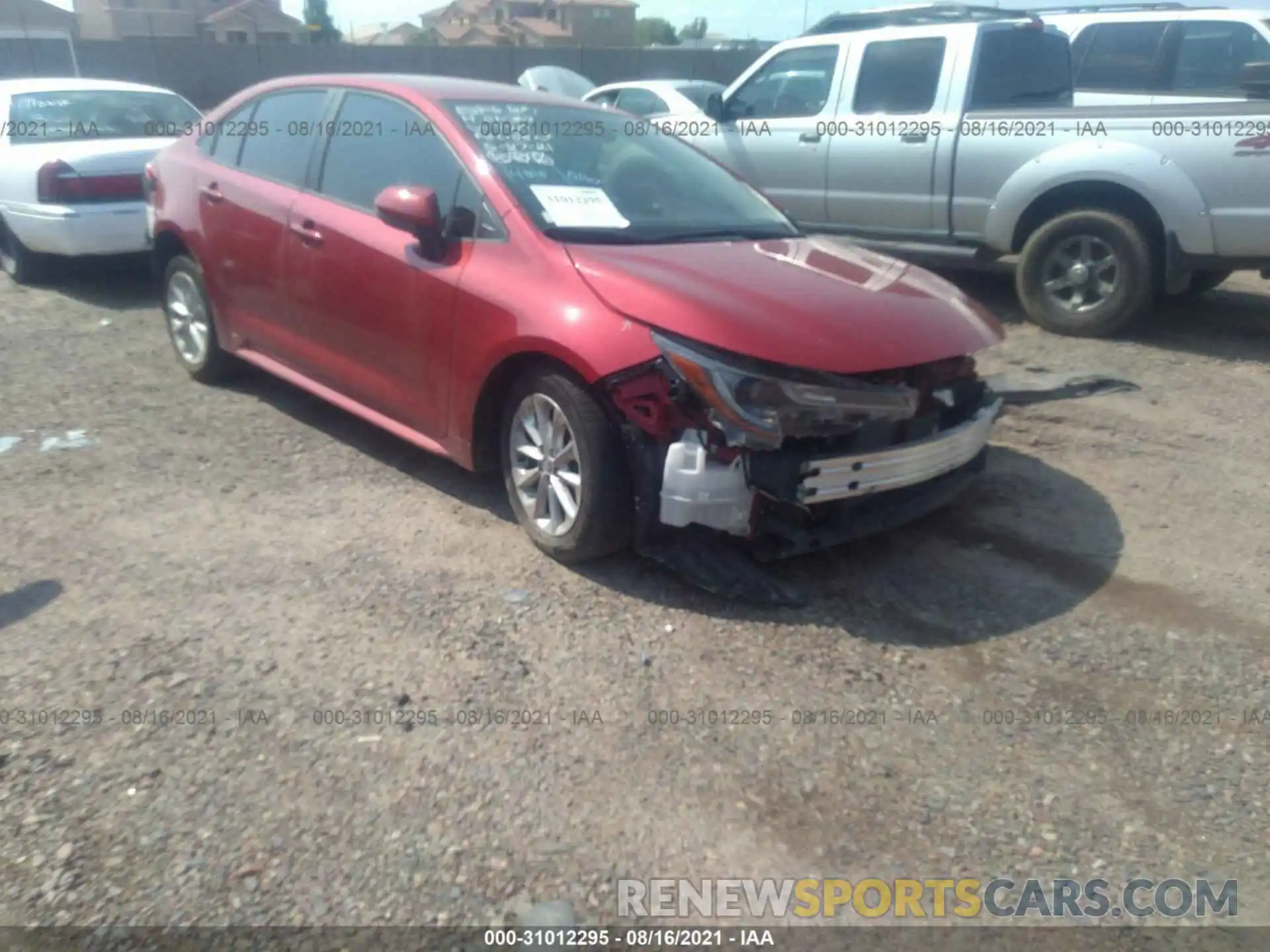 6 Photograph of a damaged car JTDVPRAE6LJ097719 TOYOTA COROLLA 2020