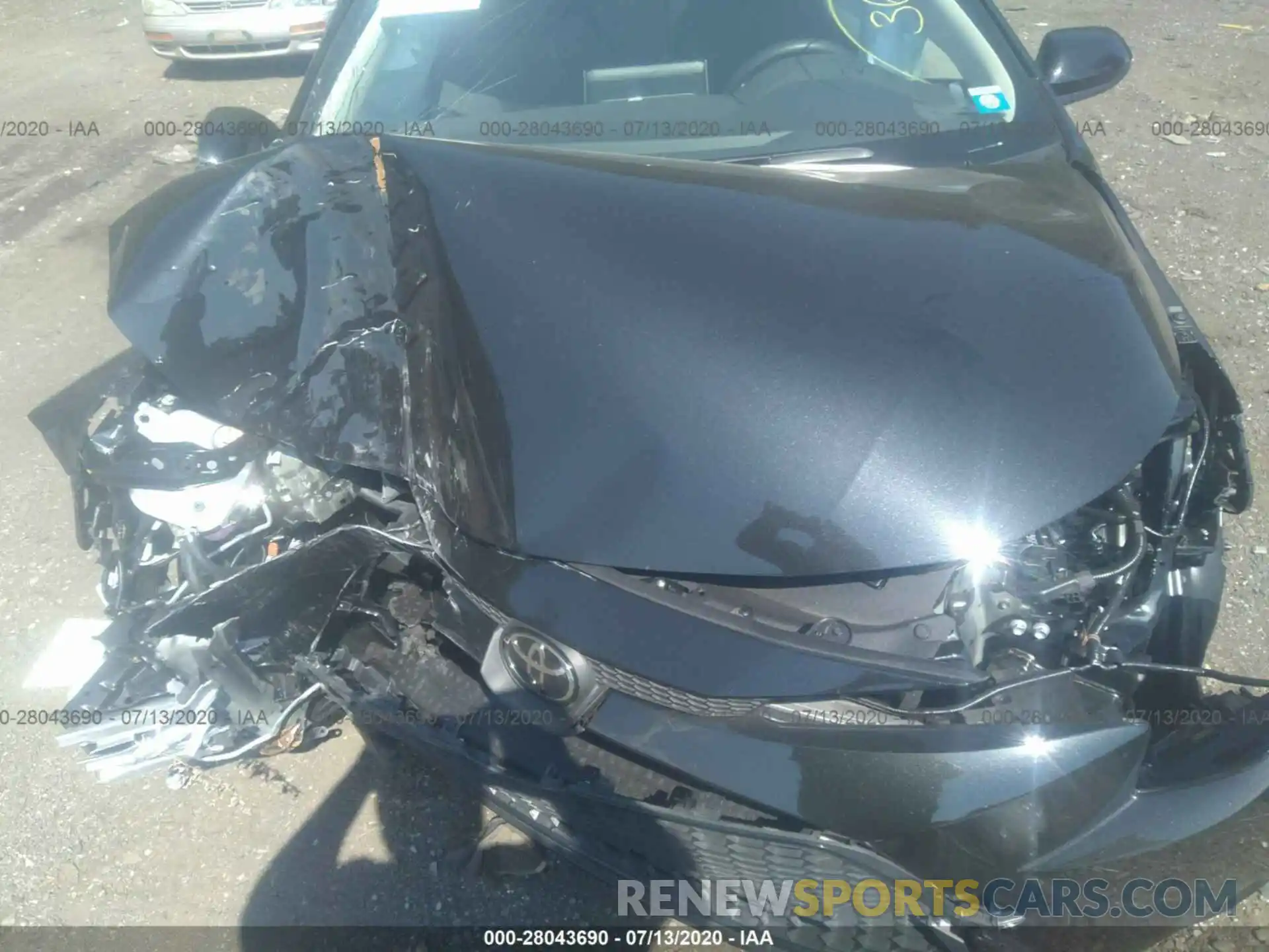 10 Photograph of a damaged car JTDVPRAE6LJ102353 TOYOTA COROLLA 2020